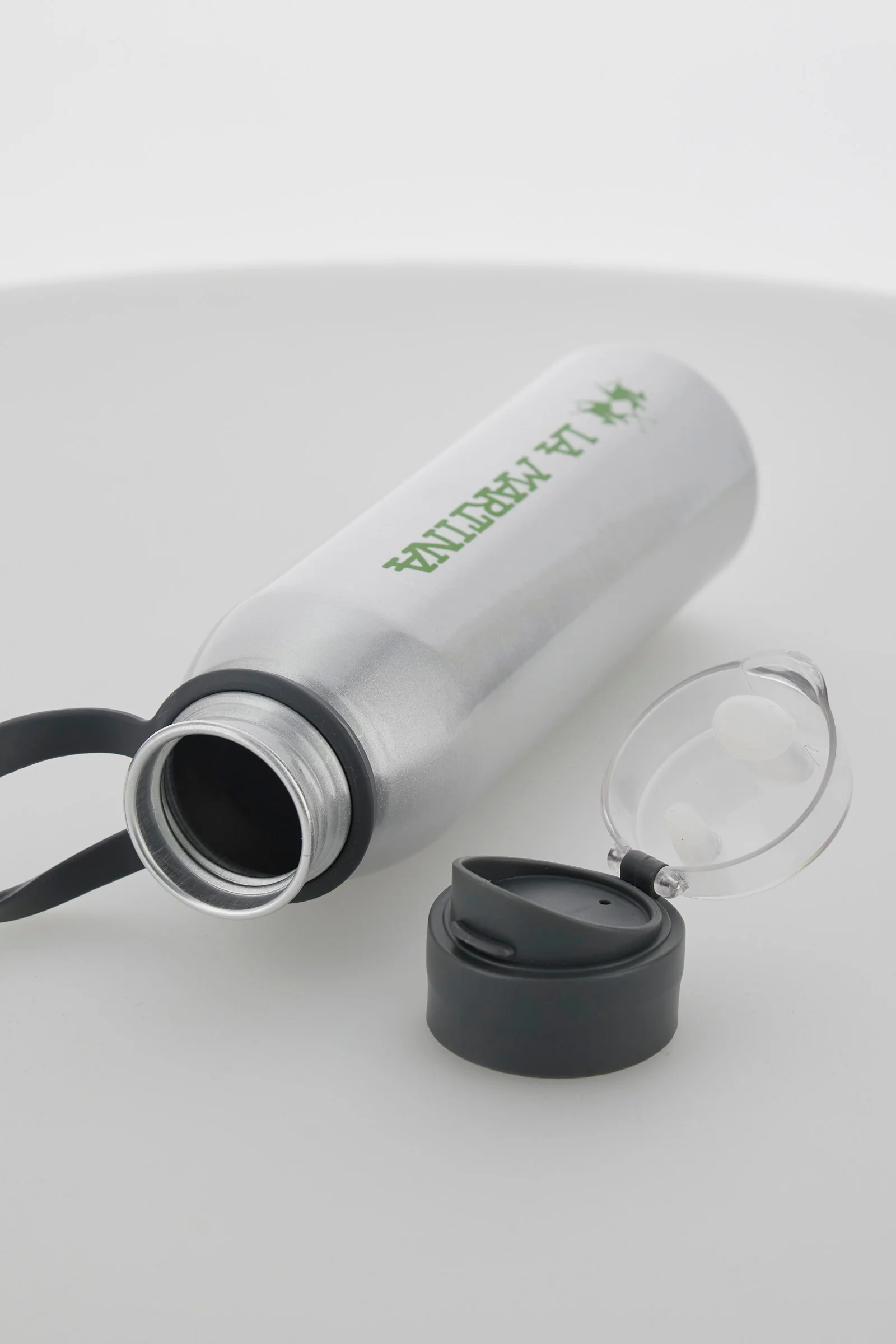 Aluminium-Wasserflasche Unisex mit hermetischem Verschluss und Logo - Image 3