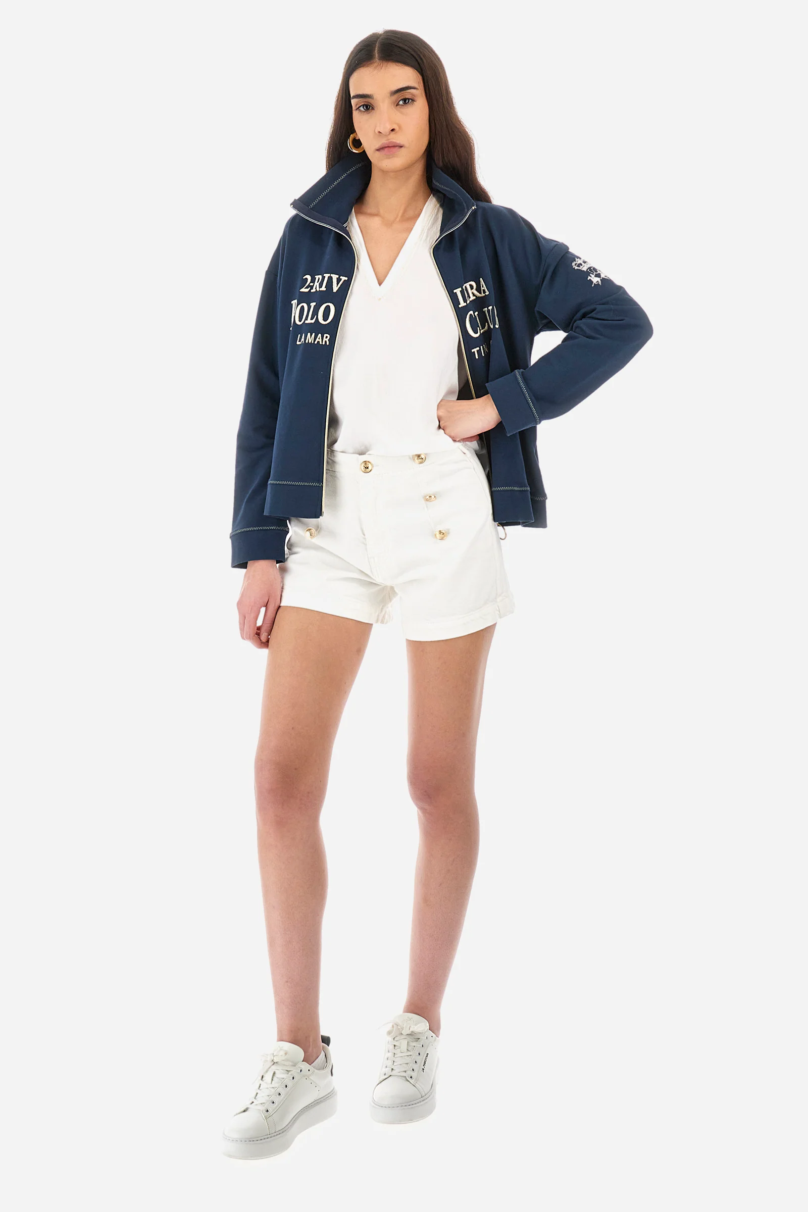 Bermudashorts aus Baumwolle Regular Fit - Yolane - Image 2