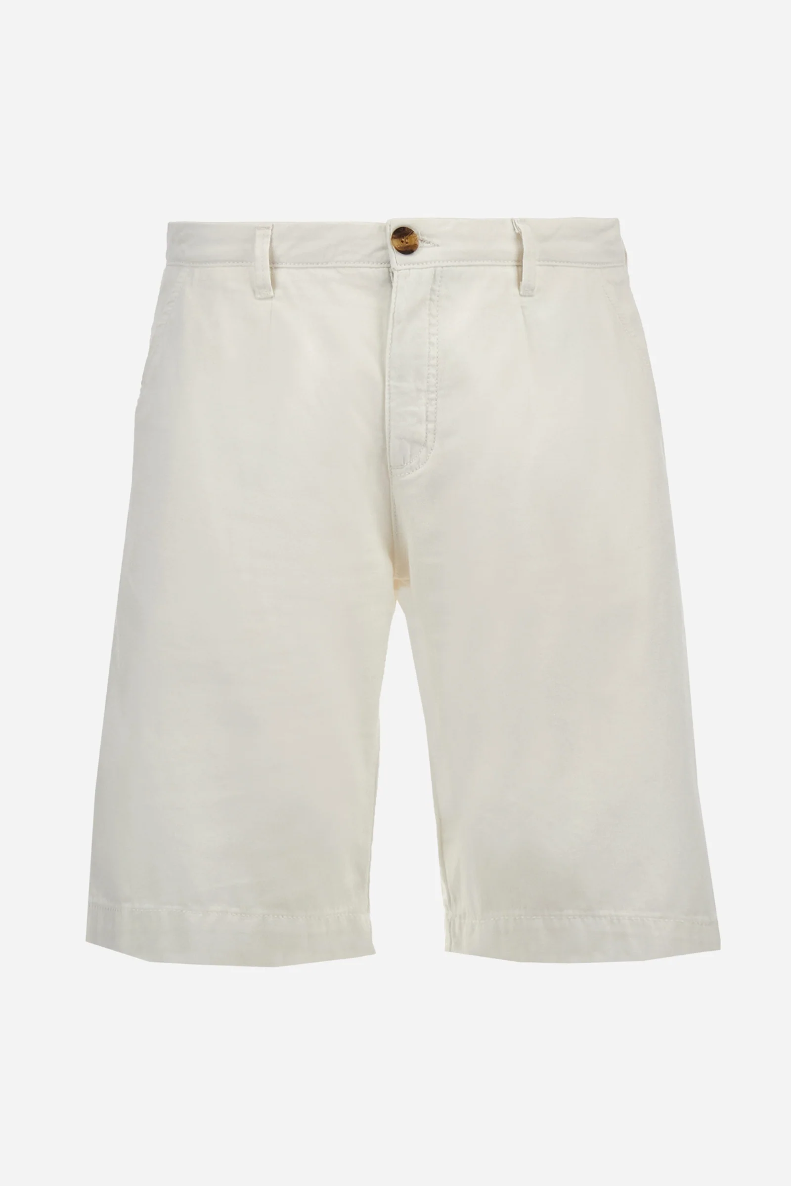 Bermudashorts aus Baumwolle und Leinen in normaler Passform – Vics - Image 5