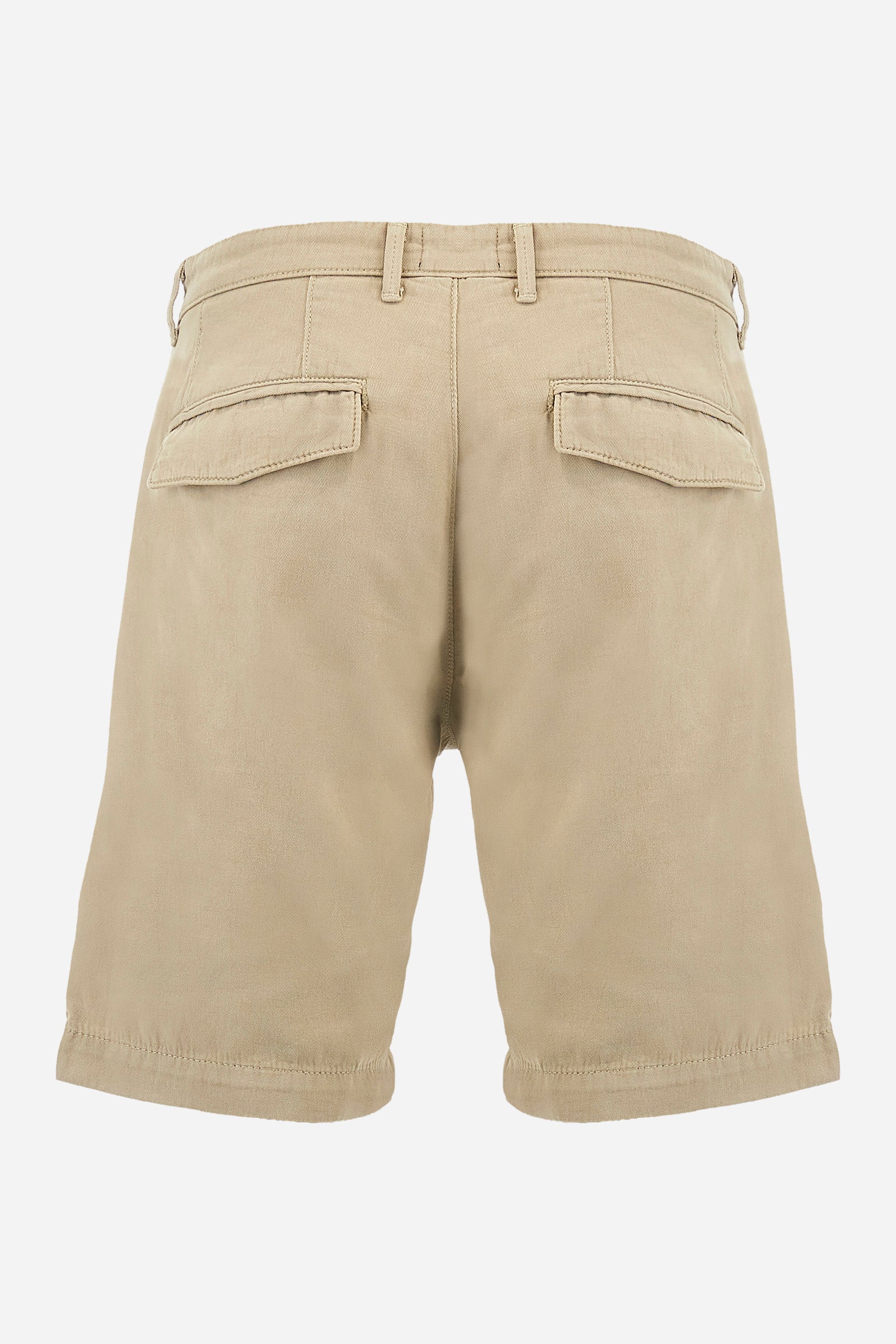 Bermudashorts aus Baumwolle und Leinen in normaler Passform – Vics - Image 6