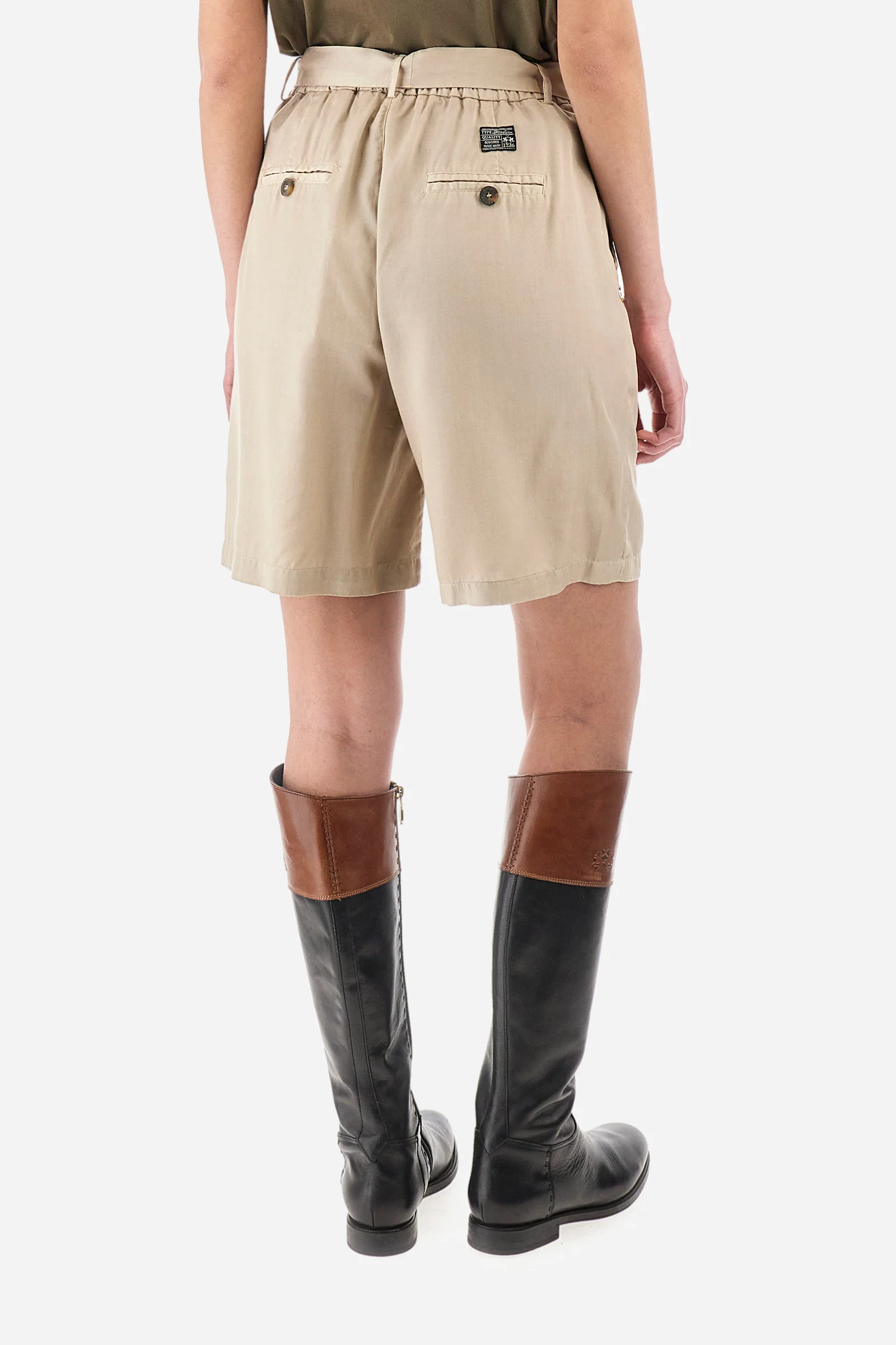 Bermudashorts aus Öko-Gewebe Regular Fit – Yabella - Image 4
