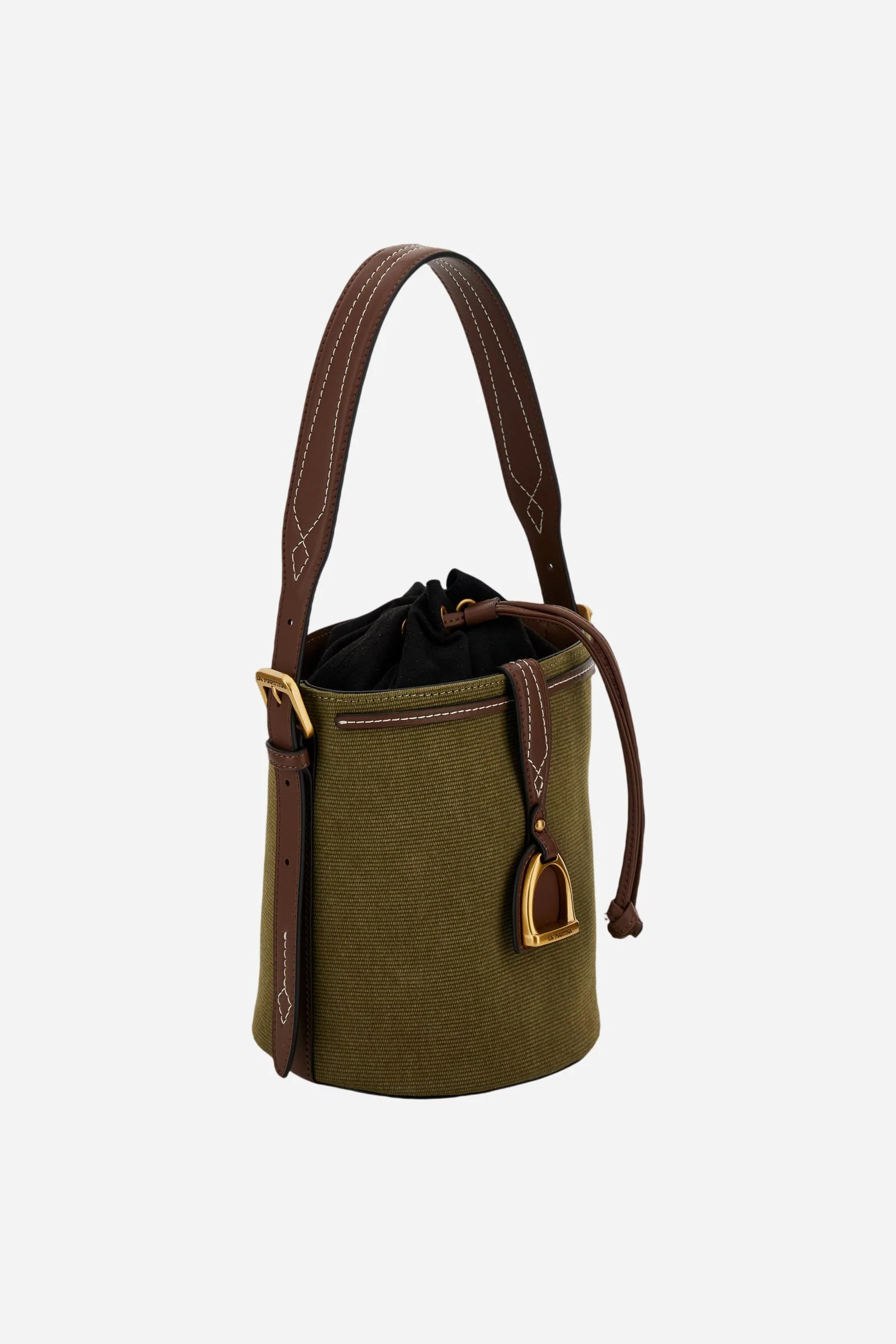 Beuteltasche aus gewaschenem Canvas – Small Bucket - Image 3