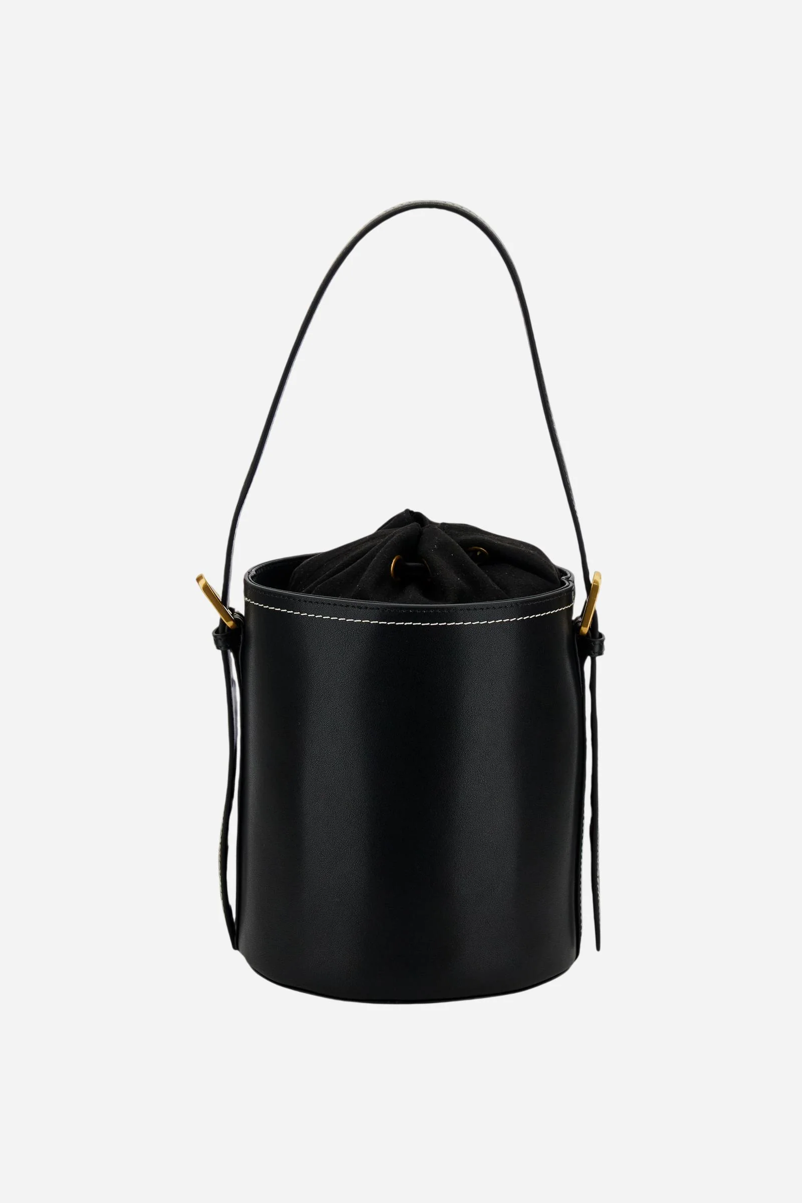 Beuteltasche aus Kalbsleder mit Maxi-Schnalle – Small Bucket - Image 2