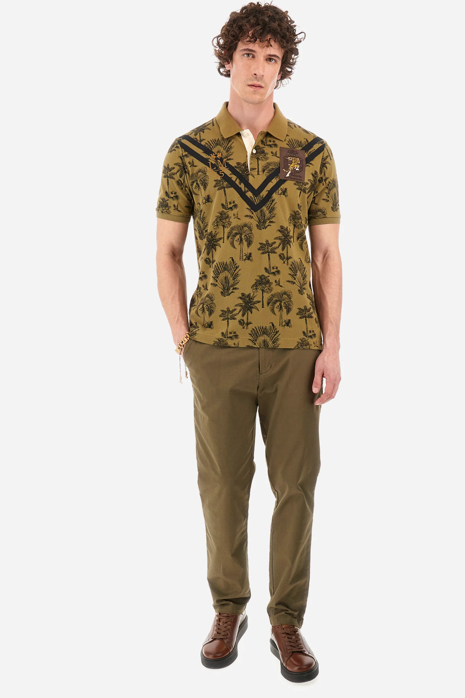 Chino-Hose aus Stretch-Baumwolle Regular Fit- Siard - Image 2