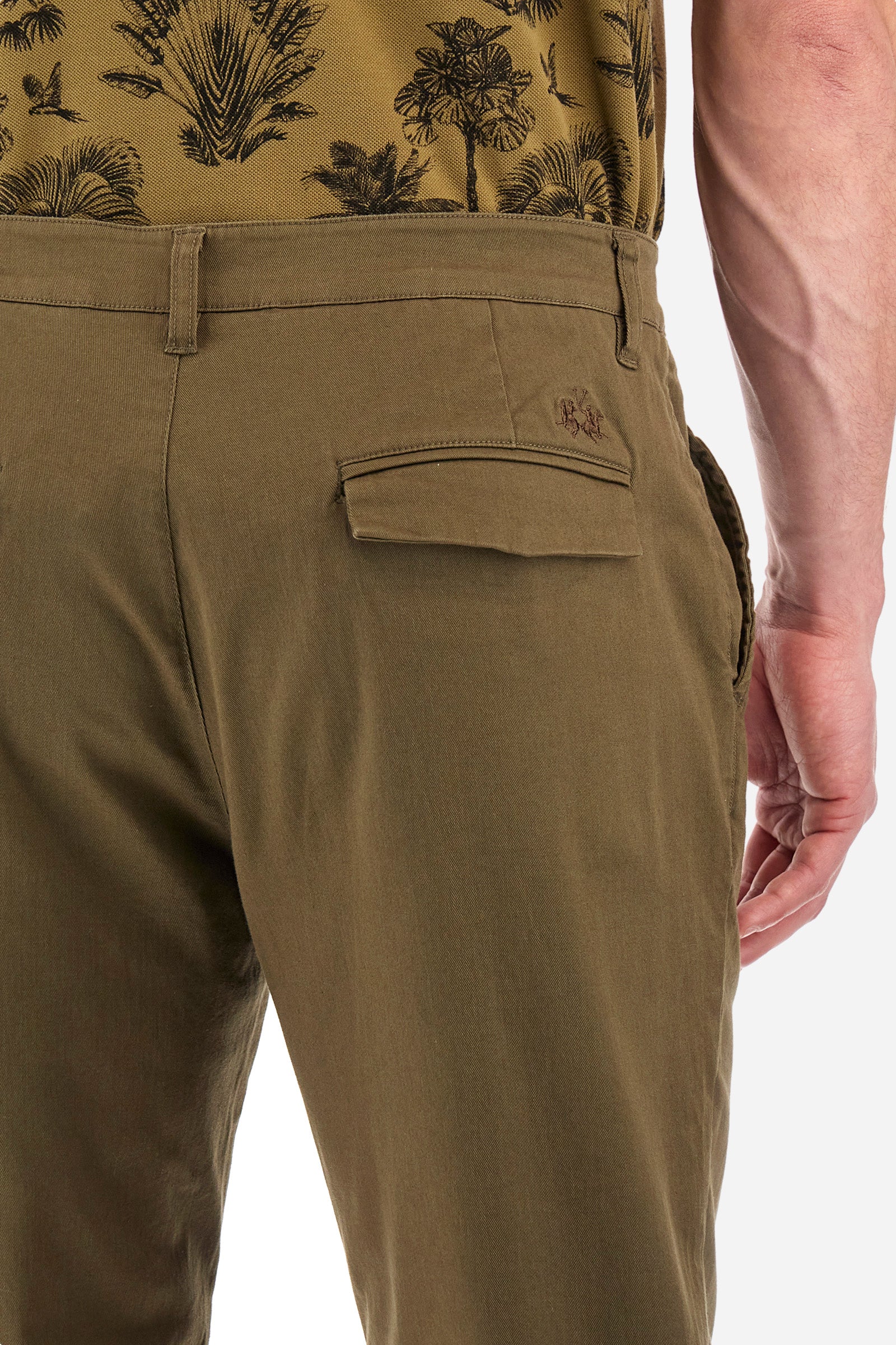 Chino-Hose aus Stretch-Baumwolle Regular Fit- Siard - Image 3