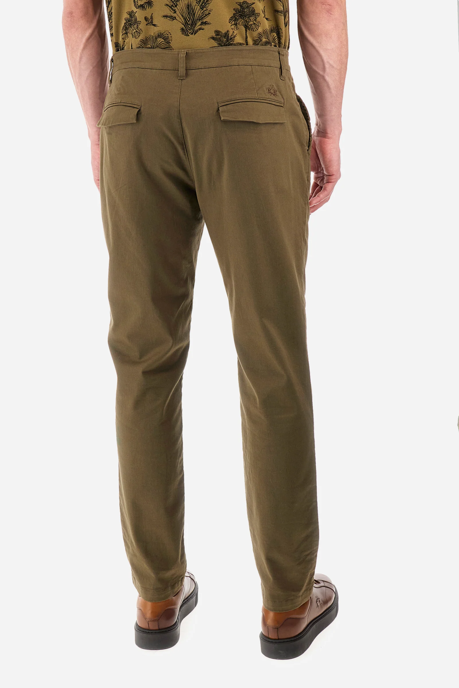 Chino-Hose aus Stretch-Baumwolle Regular Fit- Siard - Image 4
