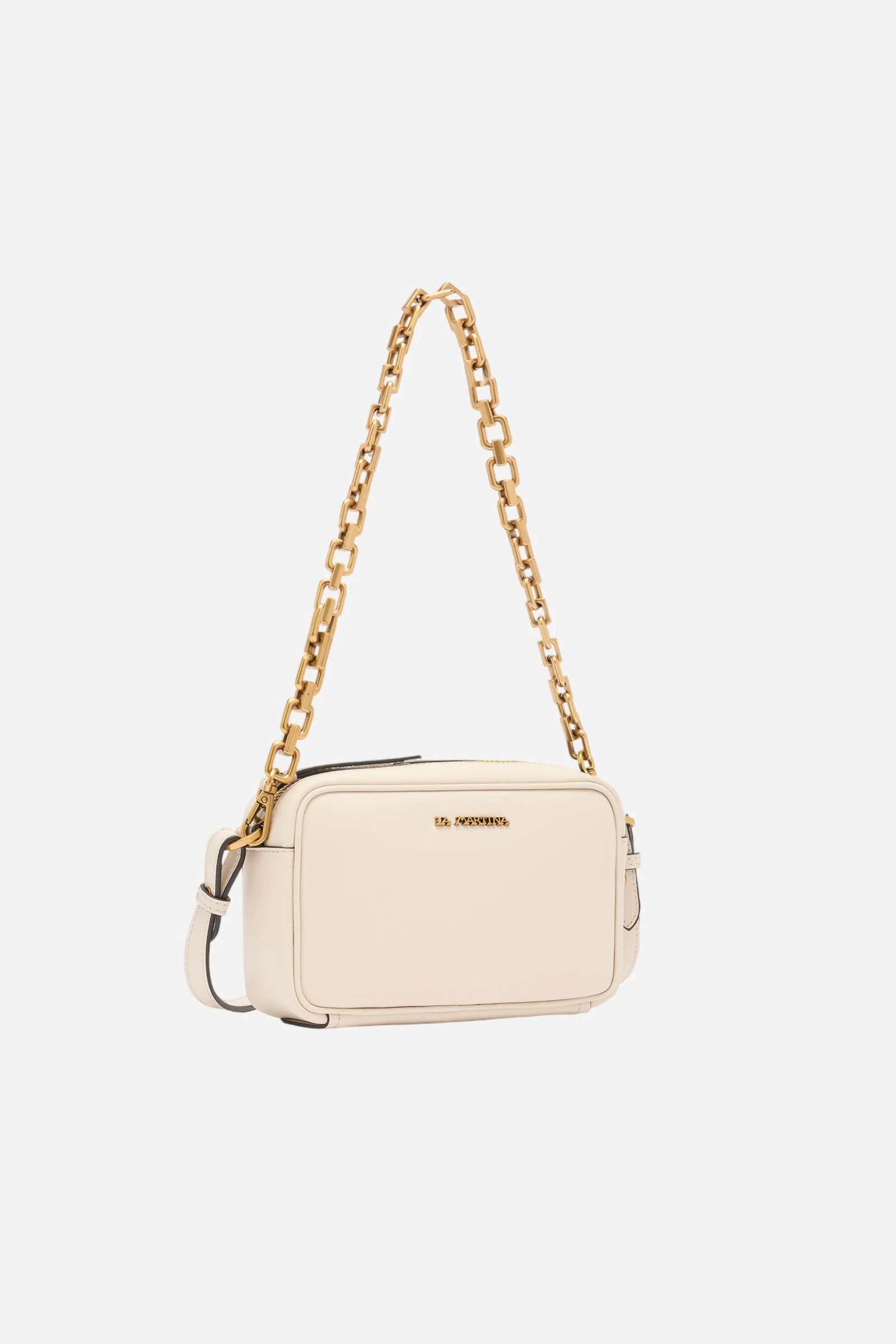 Clutch aus Kalbsleder mit Metallkette – Camera Case Small - Image 3