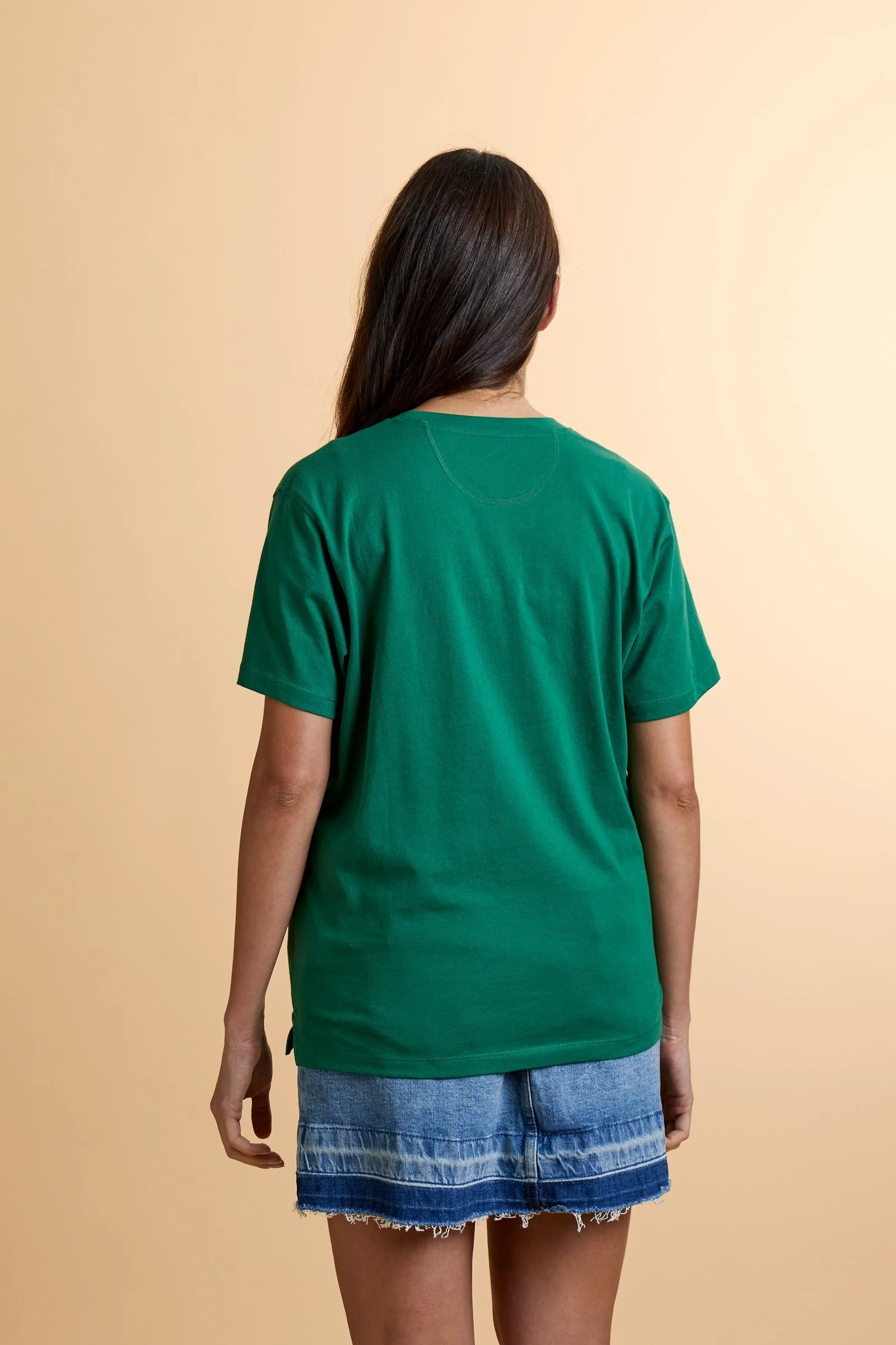 Damen-Baumwoll-Jersey-T-Shirt mit Logo – Casta - Image 4