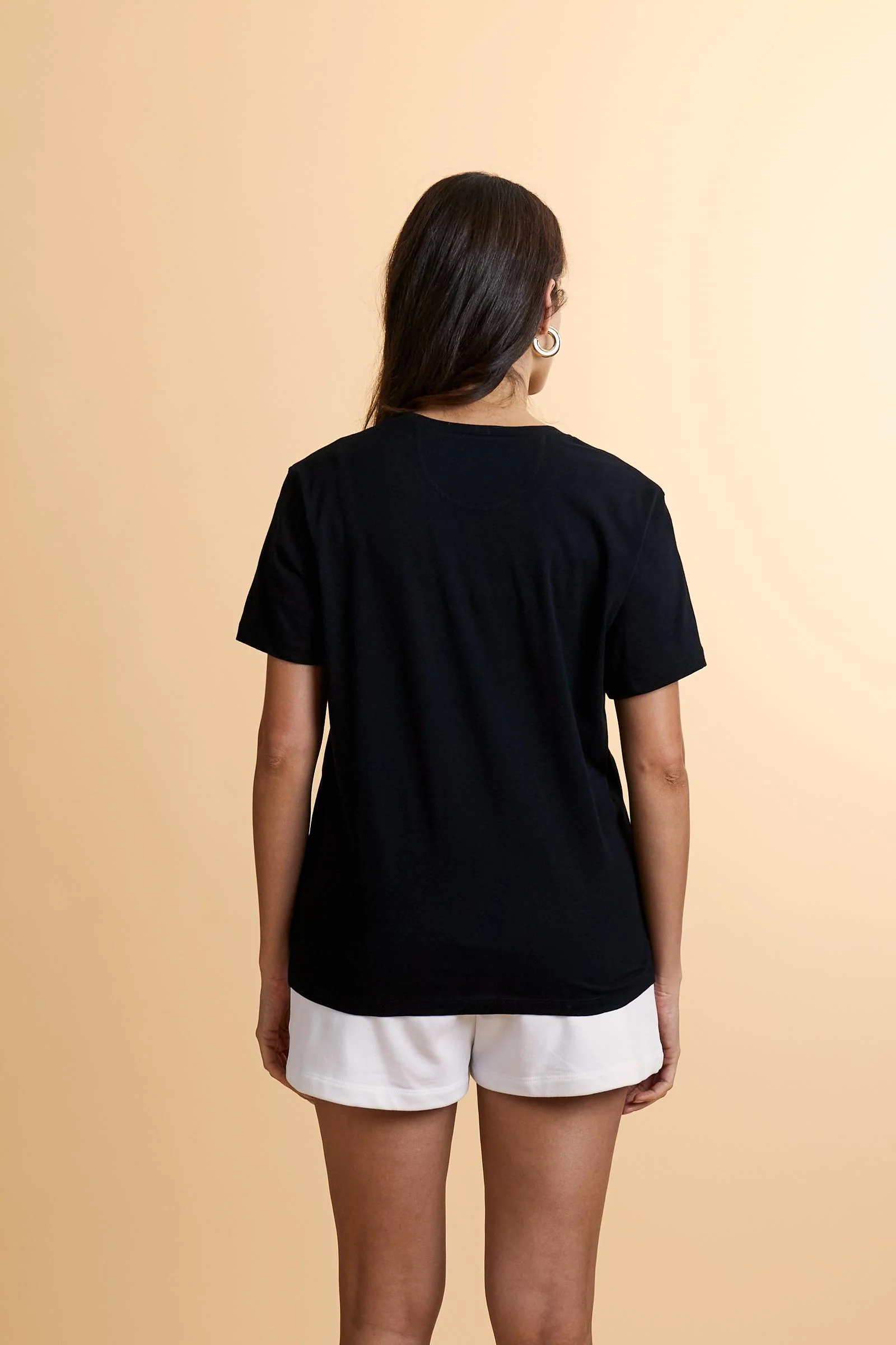 Damen-Baumwoll-Jersey-T-Shirt mit Logo – Casta - Image 4