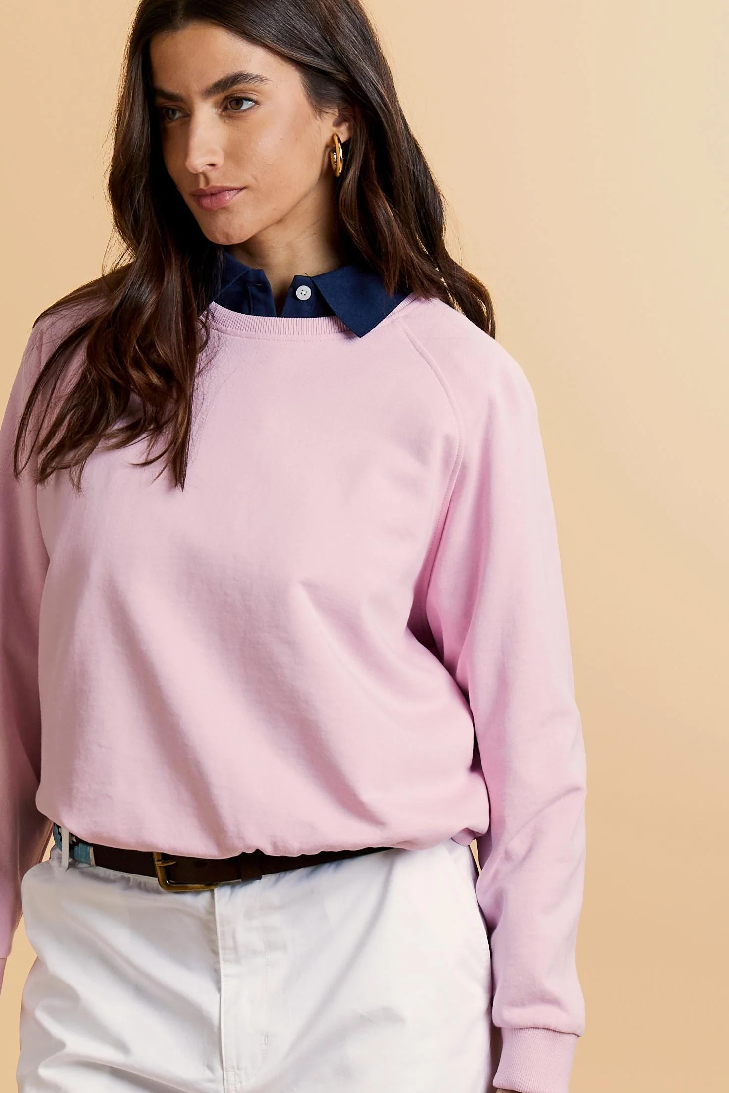 Damen-French-Terry-Sweatshirt aus Baumwolle – Claudia - Image 3