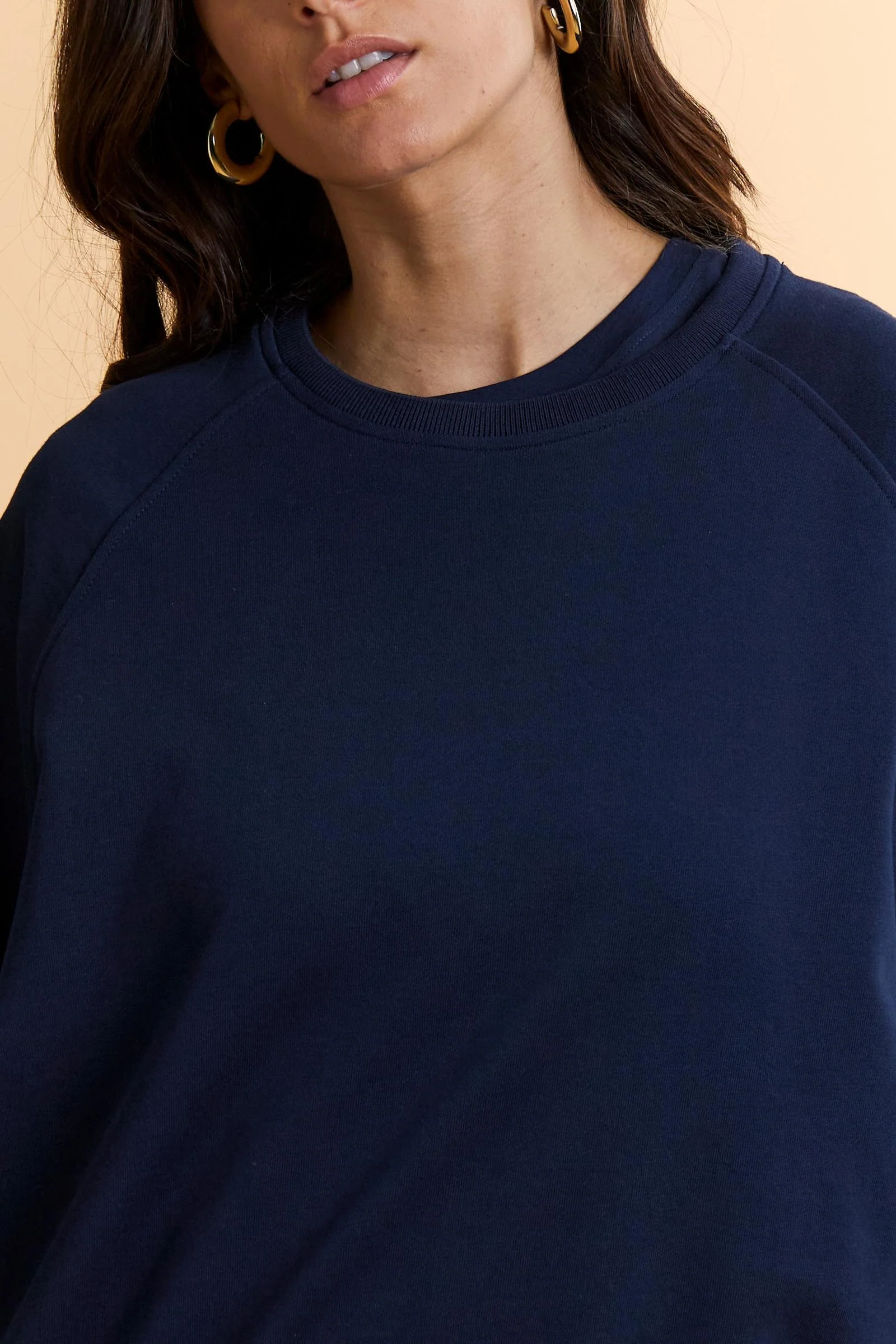 Damen-French-Terry-Sweatshirt aus Baumwolle – Claudia - Image 3