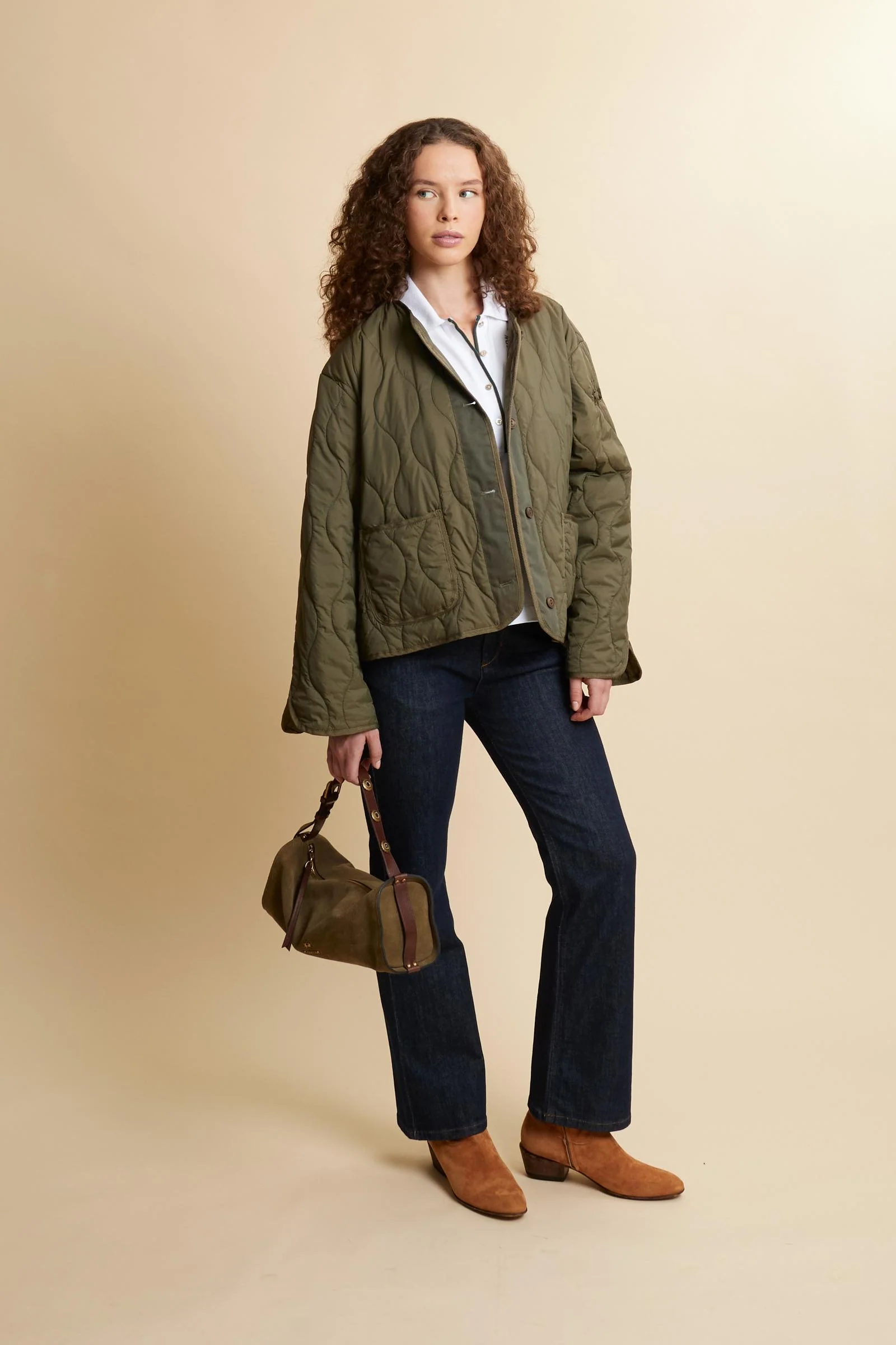 Damen-gesteppte Nylonjacke – Carolina - Image 2