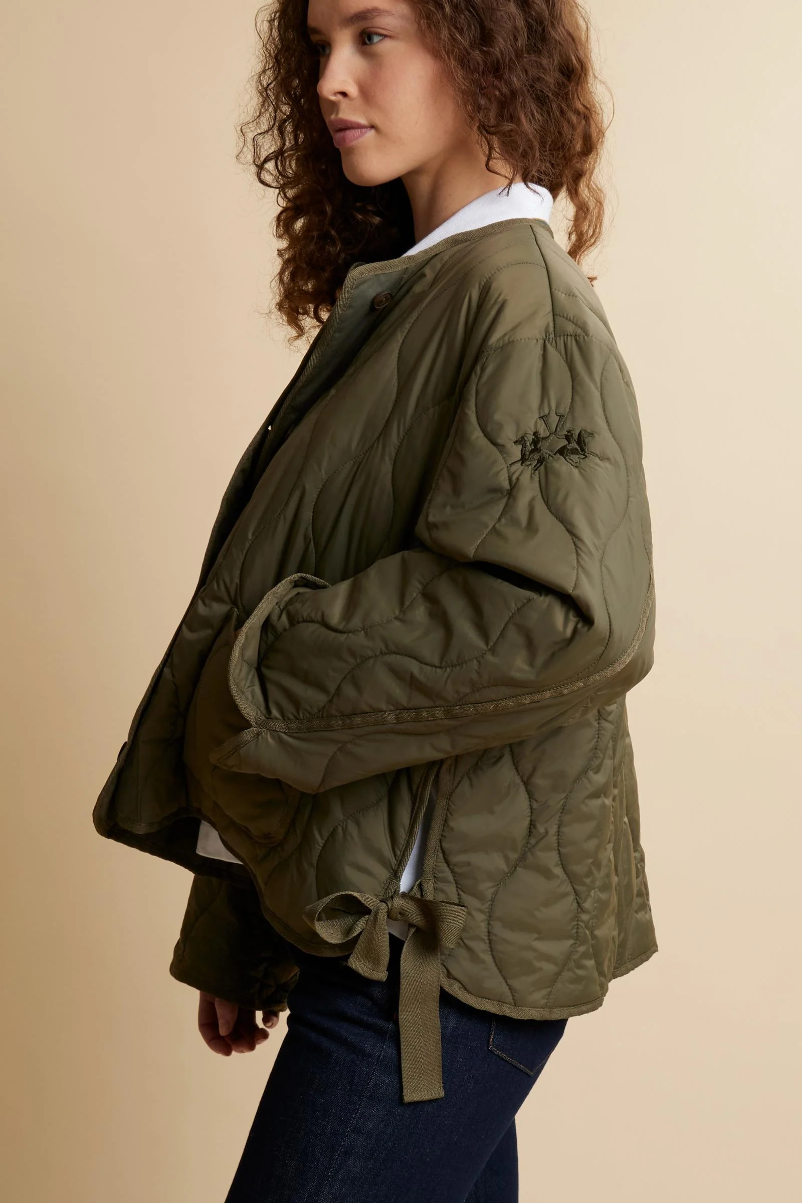 Damen-gesteppte Nylonjacke – Carolina - Image 3