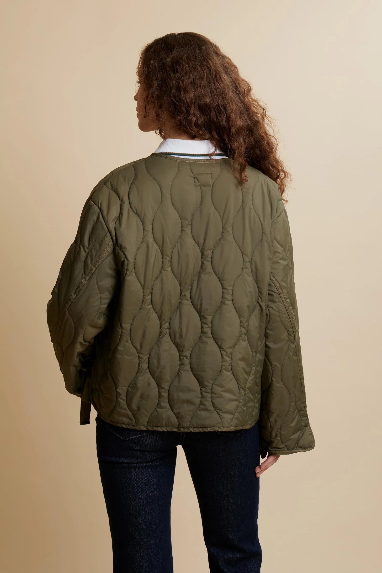 Damen-gesteppte Nylonjacke – Carolina - Image 4