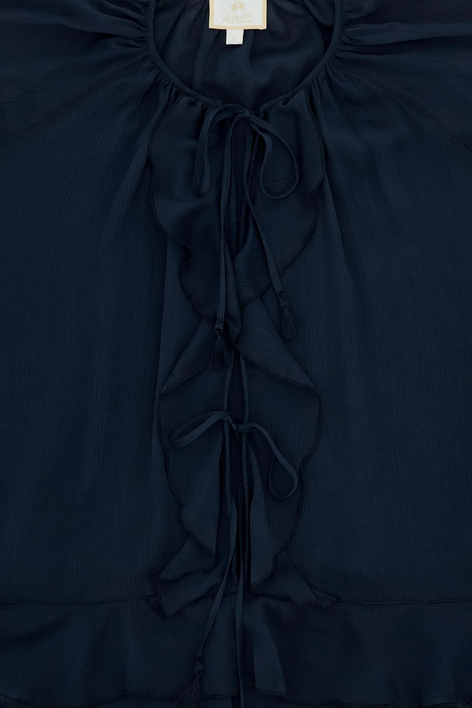 Damen Kleid Crinkle Chiffon mit Volants - Celia - Image 6