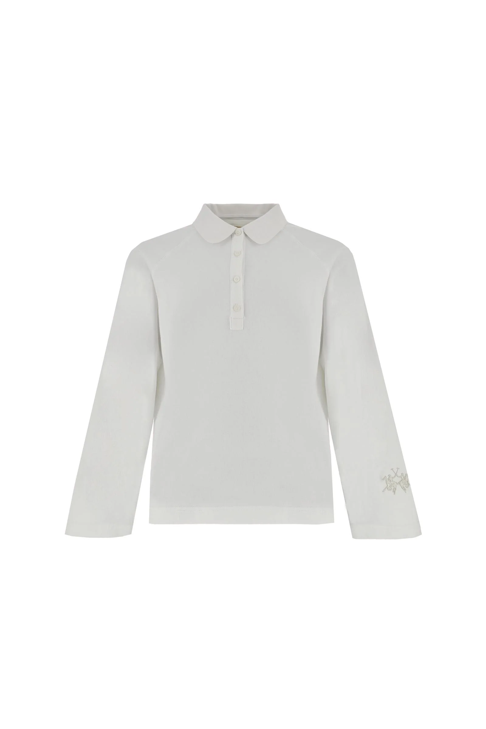 Damen Langarm-Poloshirt aus schwerem Baumwolljersey – Catalina - Image 5