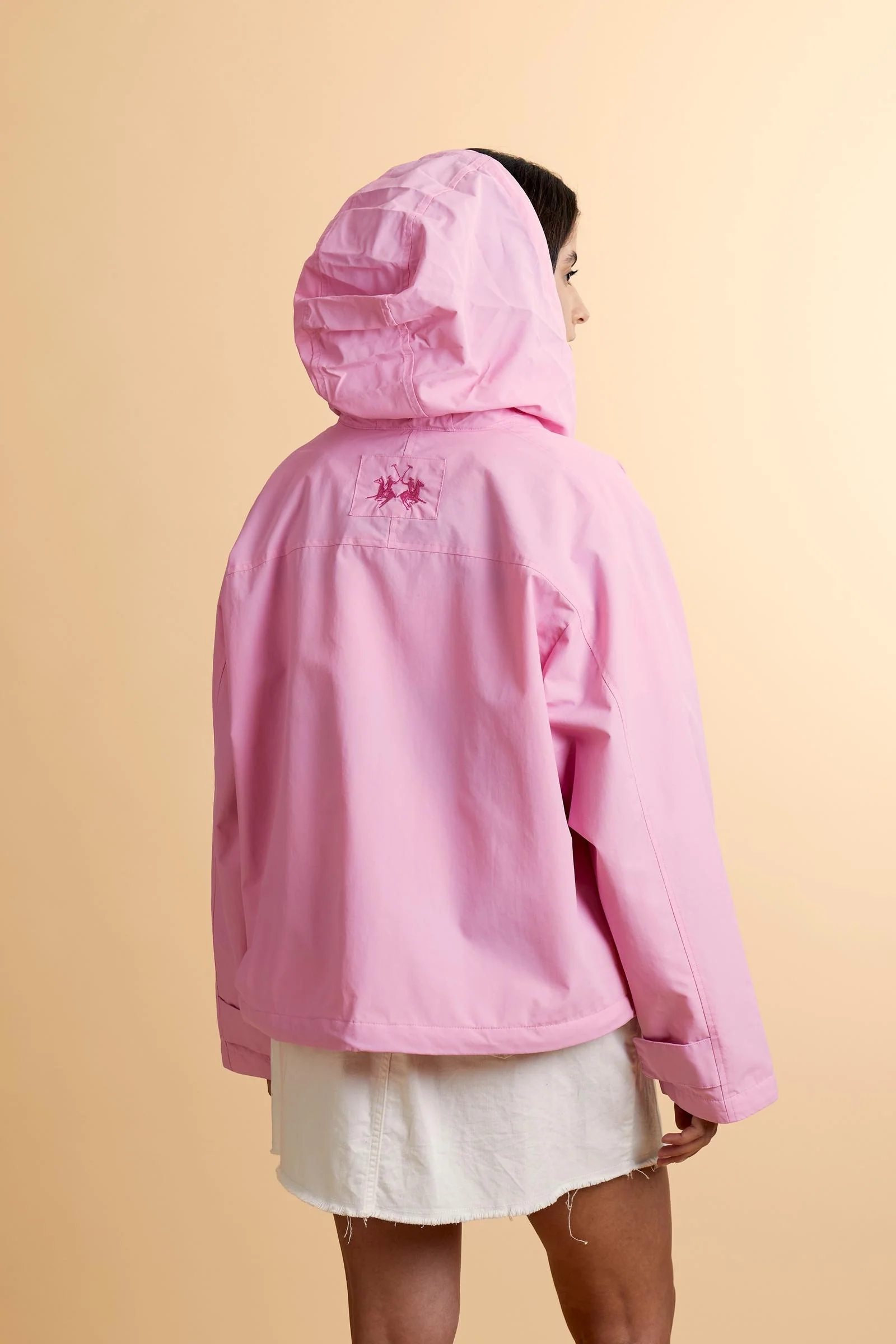 Damen-Nylon-Taslan-Jacke mit Kapuze – Casilda - Image 4