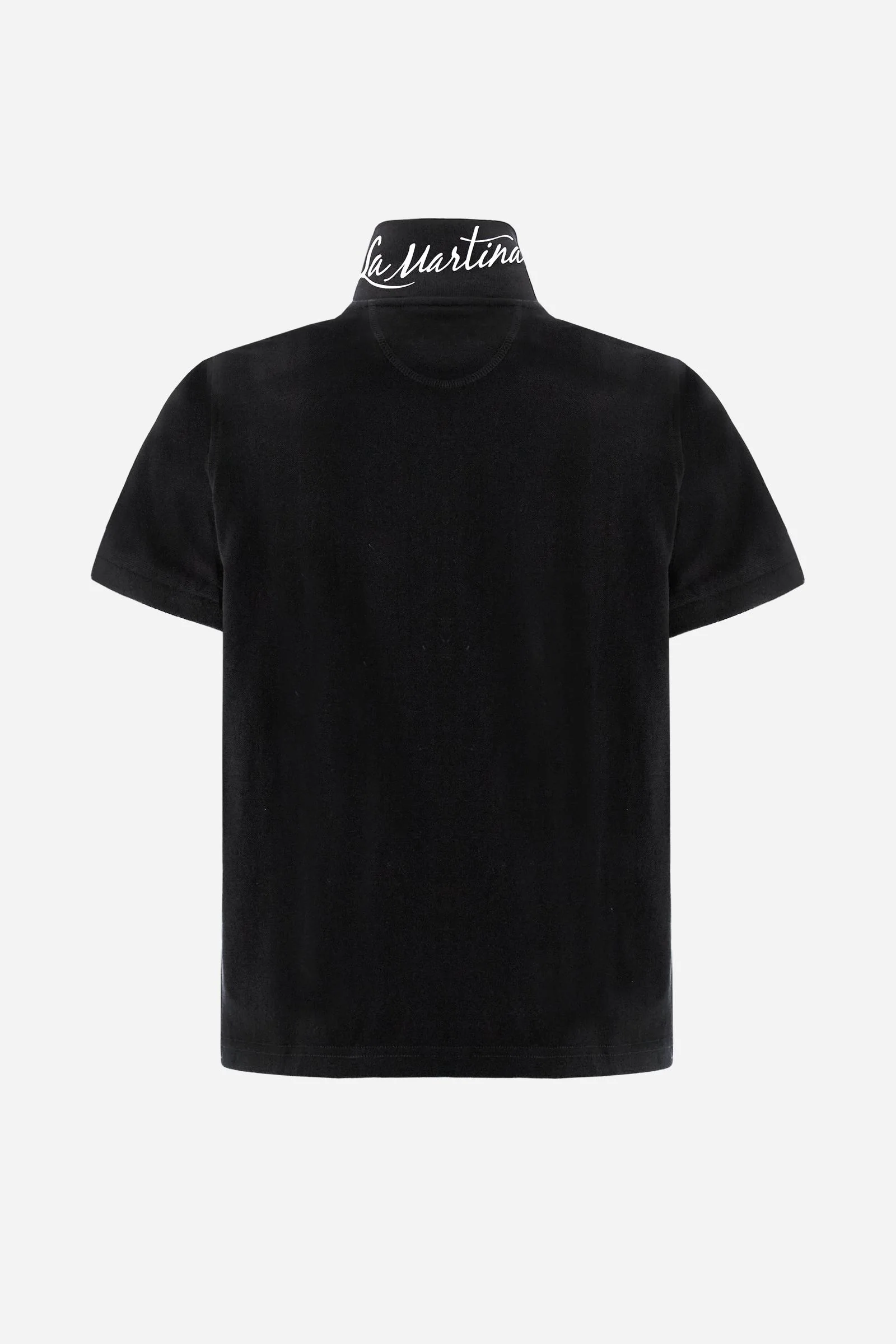 Damen Poloshirt aus Stretch-Piqué mit Schriftzug unter dem Kragen - Clarissa - Image 6