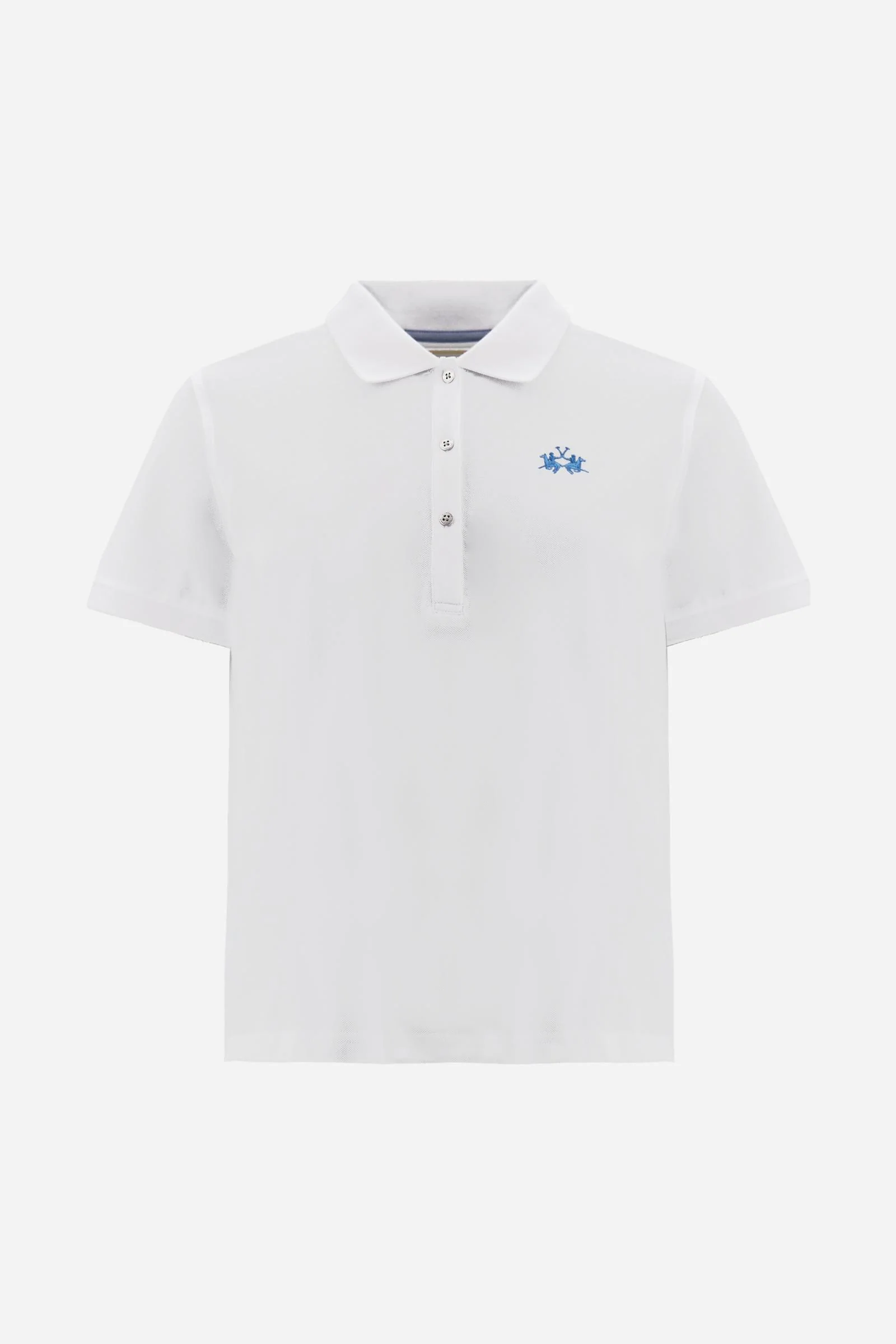 Damen Poloshirt aus Stretch-Piqué mit Schriftzug unter dem Kragen - Clarissa - Image 5