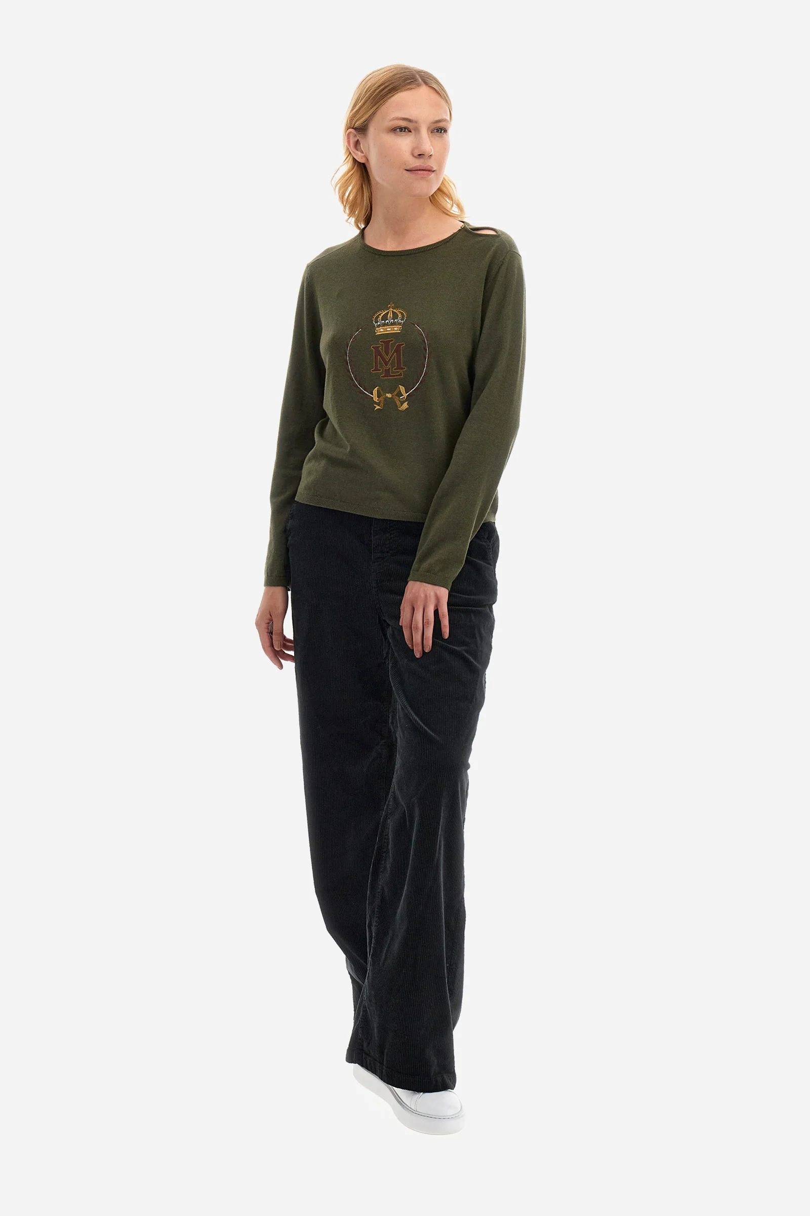 Damen Pullover mit Rundhalsausschnitt - Wileen - Image 2
