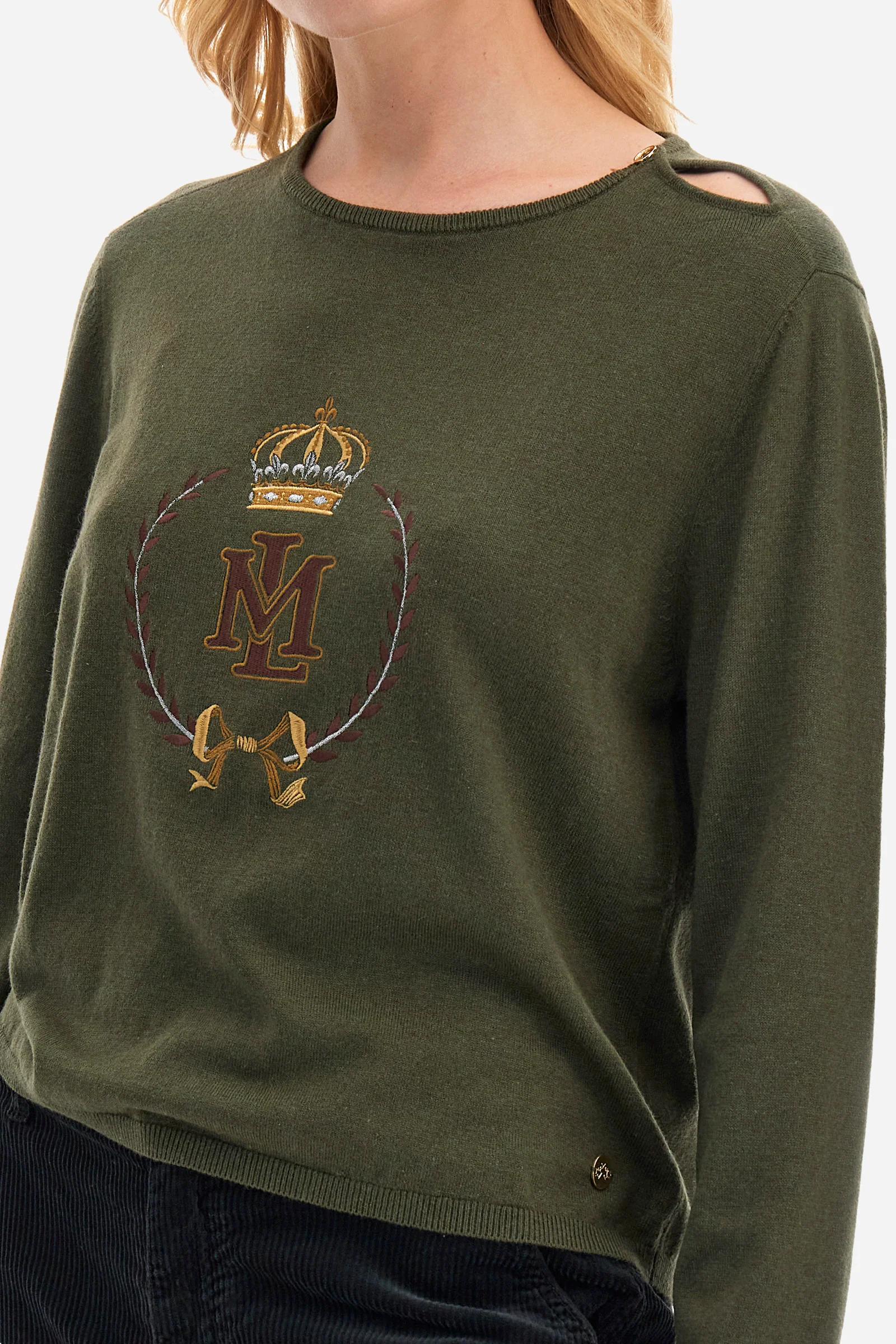 Damen Pullover mit Rundhalsausschnitt - Wileen - Image 3