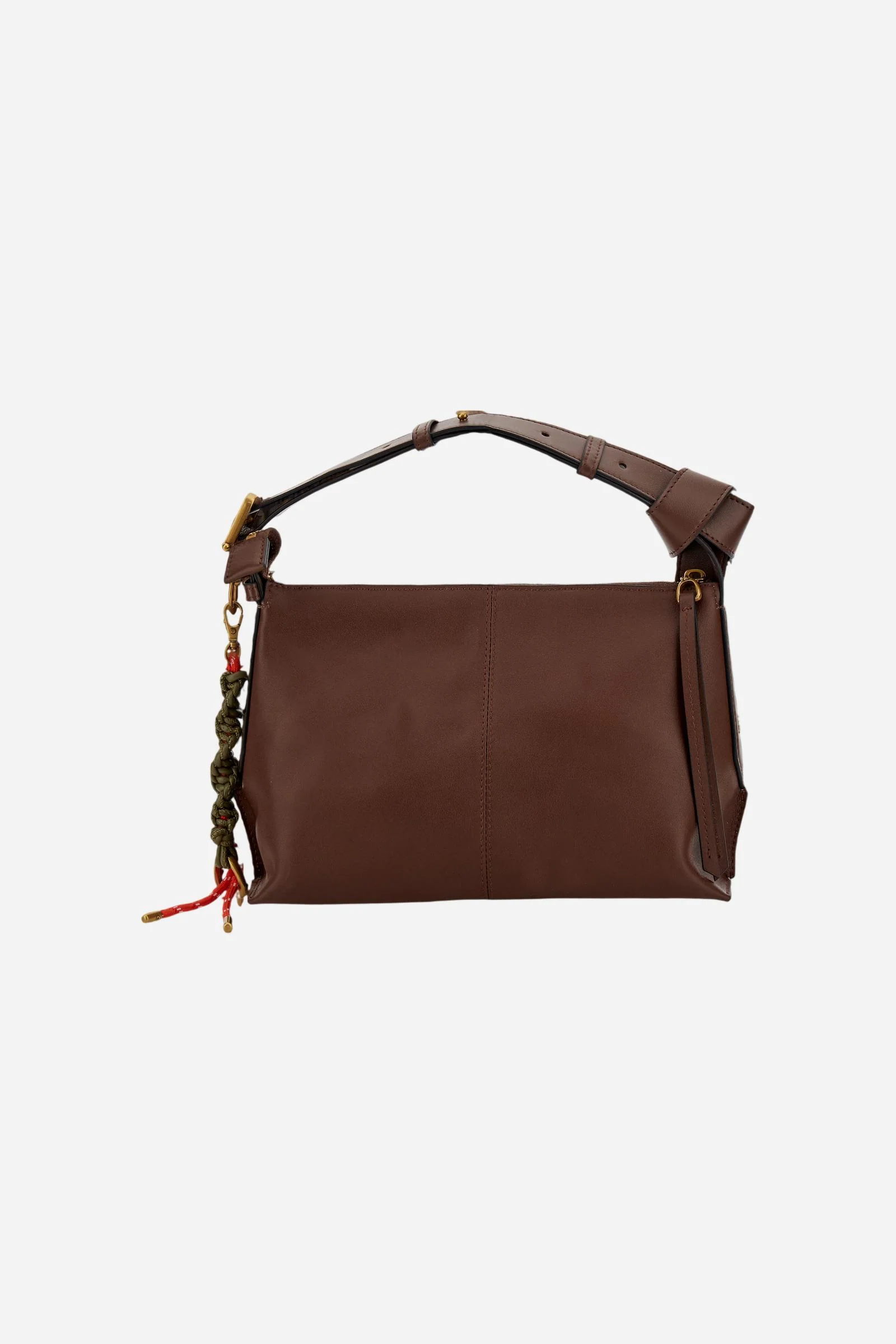 Damen-Schultertasche aus Leder mit Kletterseil-Detail - Andina - Image 2