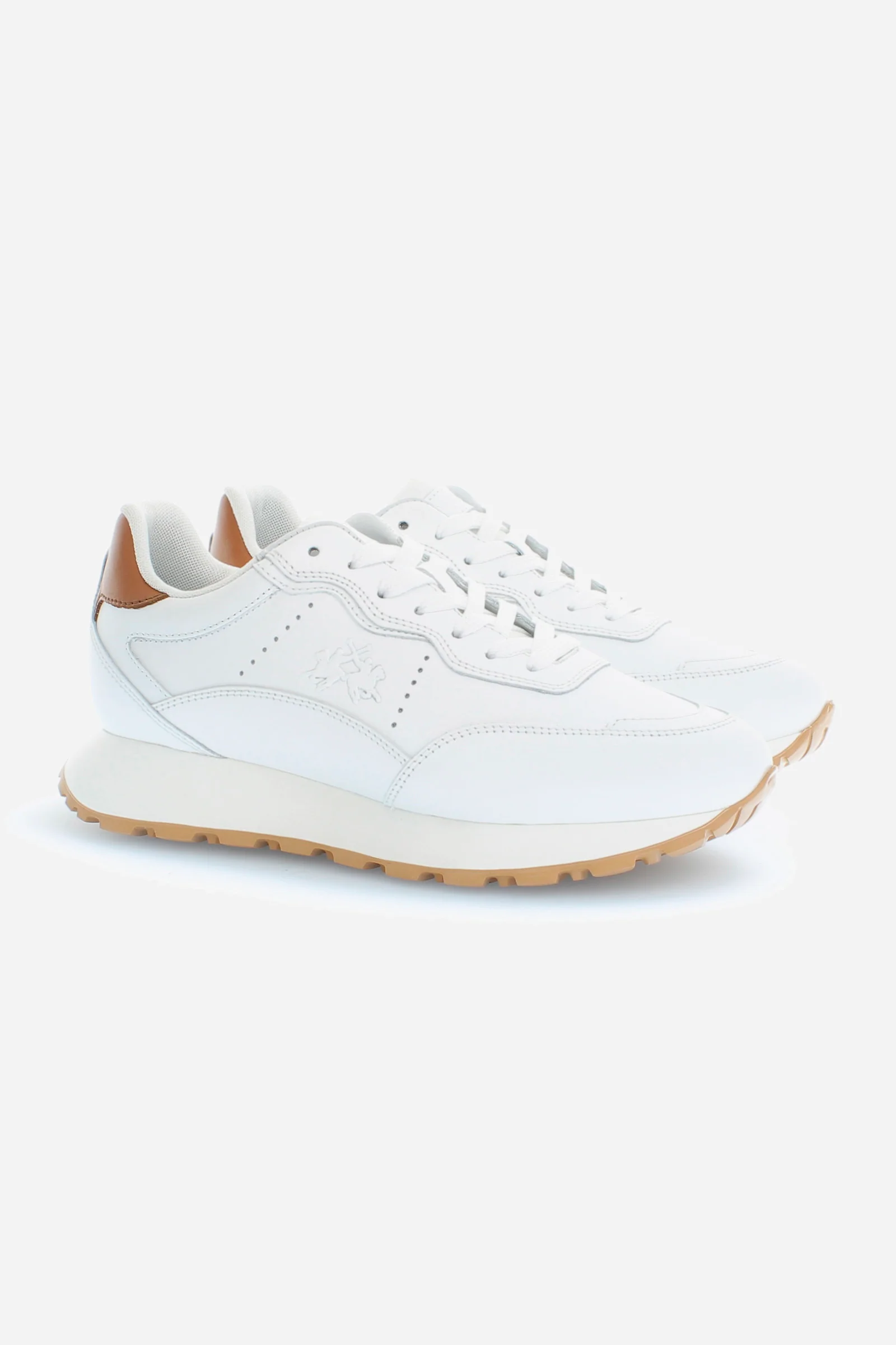 Damen-Sneaker aus Leder mit Einsätzen - Image 2