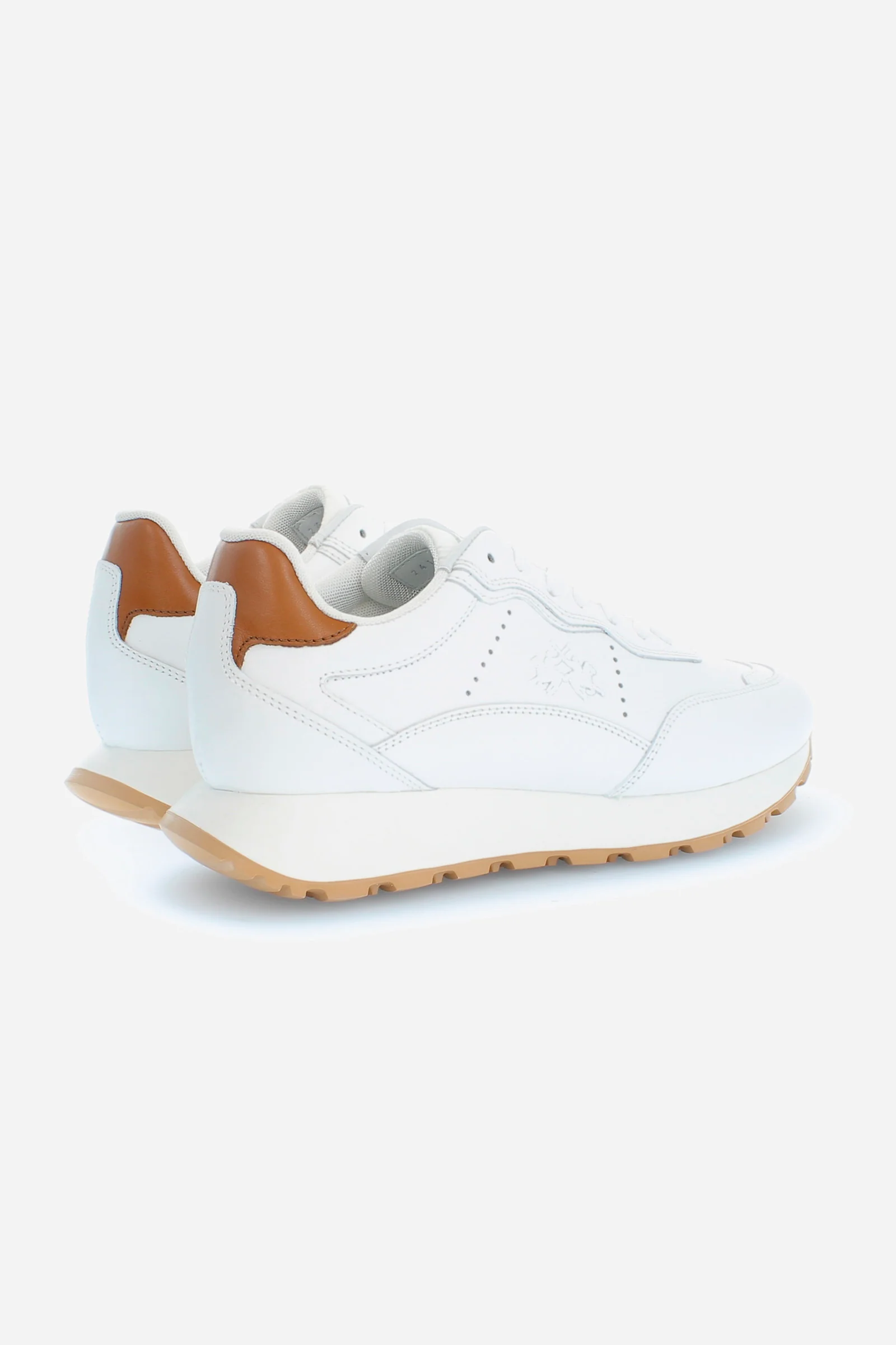 Damen-Sneaker aus Leder mit Einsätzen - Image 3