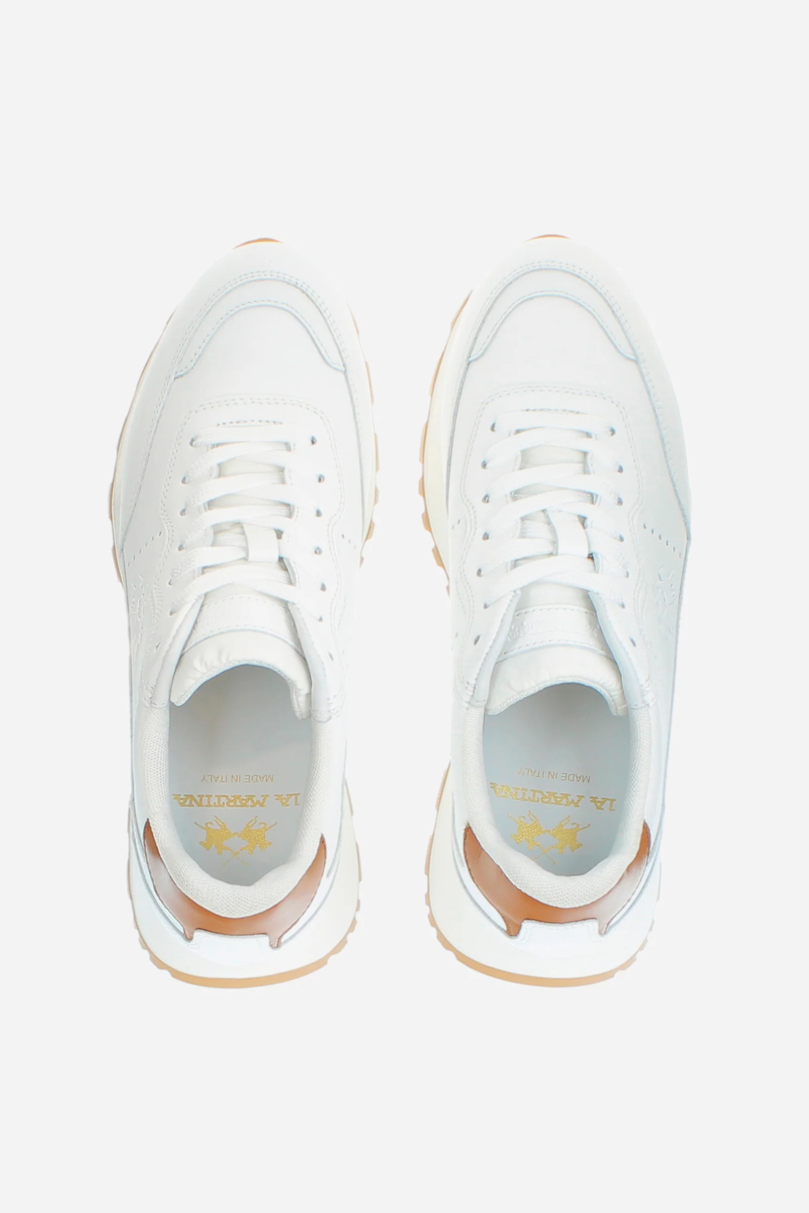 Damen-Sneaker aus Leder mit Einsätzen - Image 4