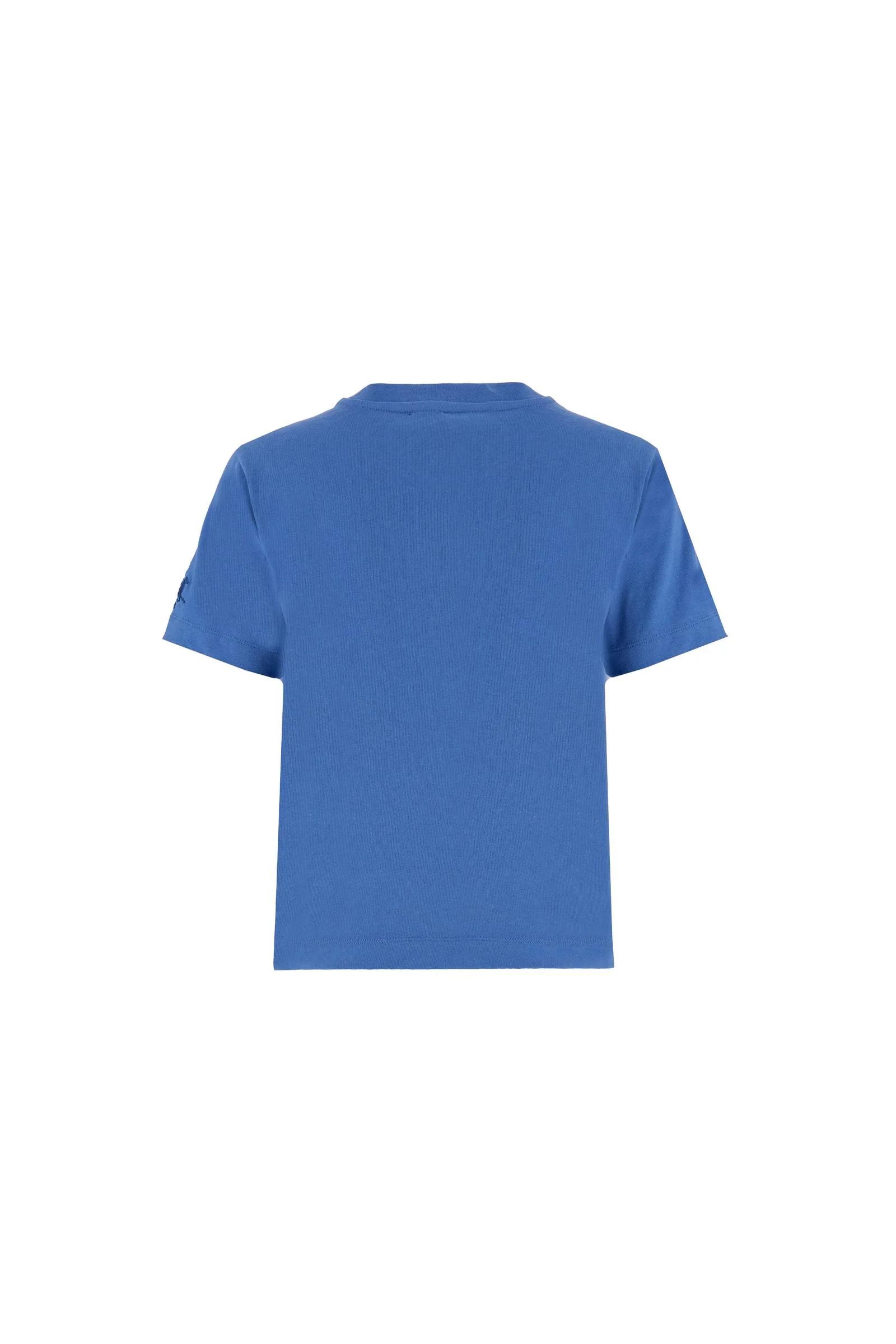 Damen T-Shirt mit Rundhals aus Baumwolljersey mit Maxi-Logo am Ärmel - Corina - Image 6