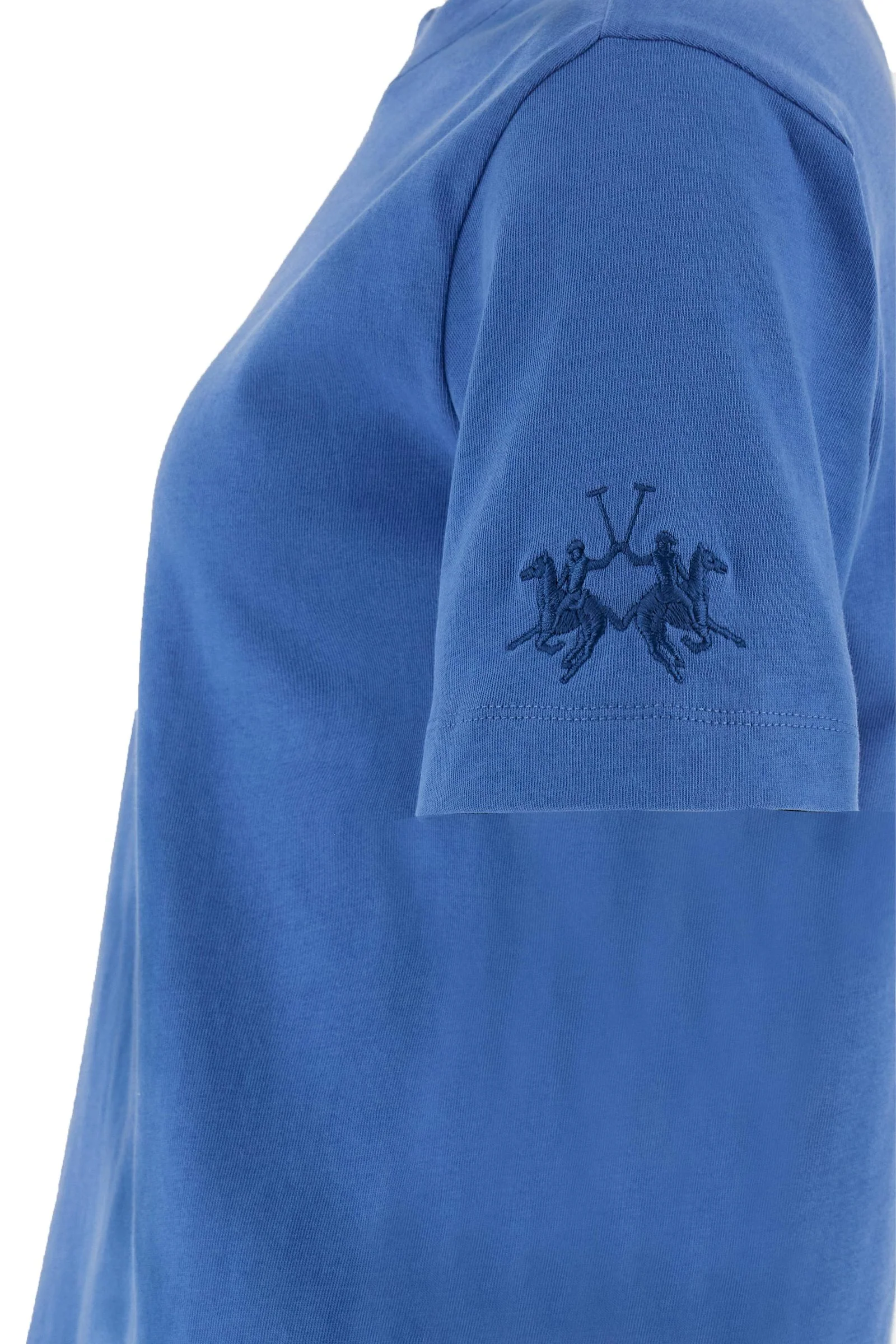 Damen T-Shirt mit Rundhals aus Baumwolljersey mit Maxi-Logo am Ärmel - Corina - Image 7