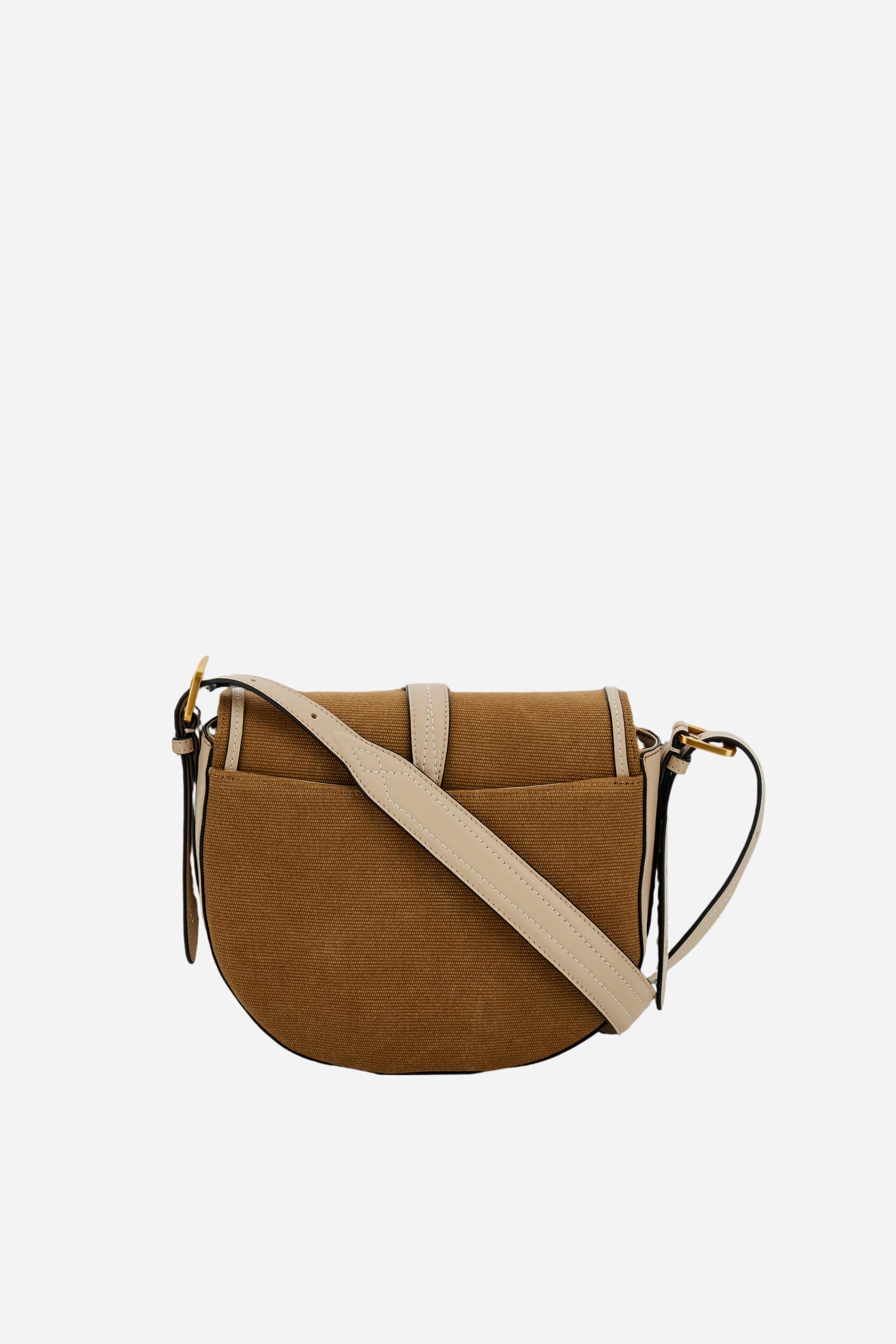 Damen Umhängetasche aus gewaschenem Canvas – Cross Body Medium - Image 2