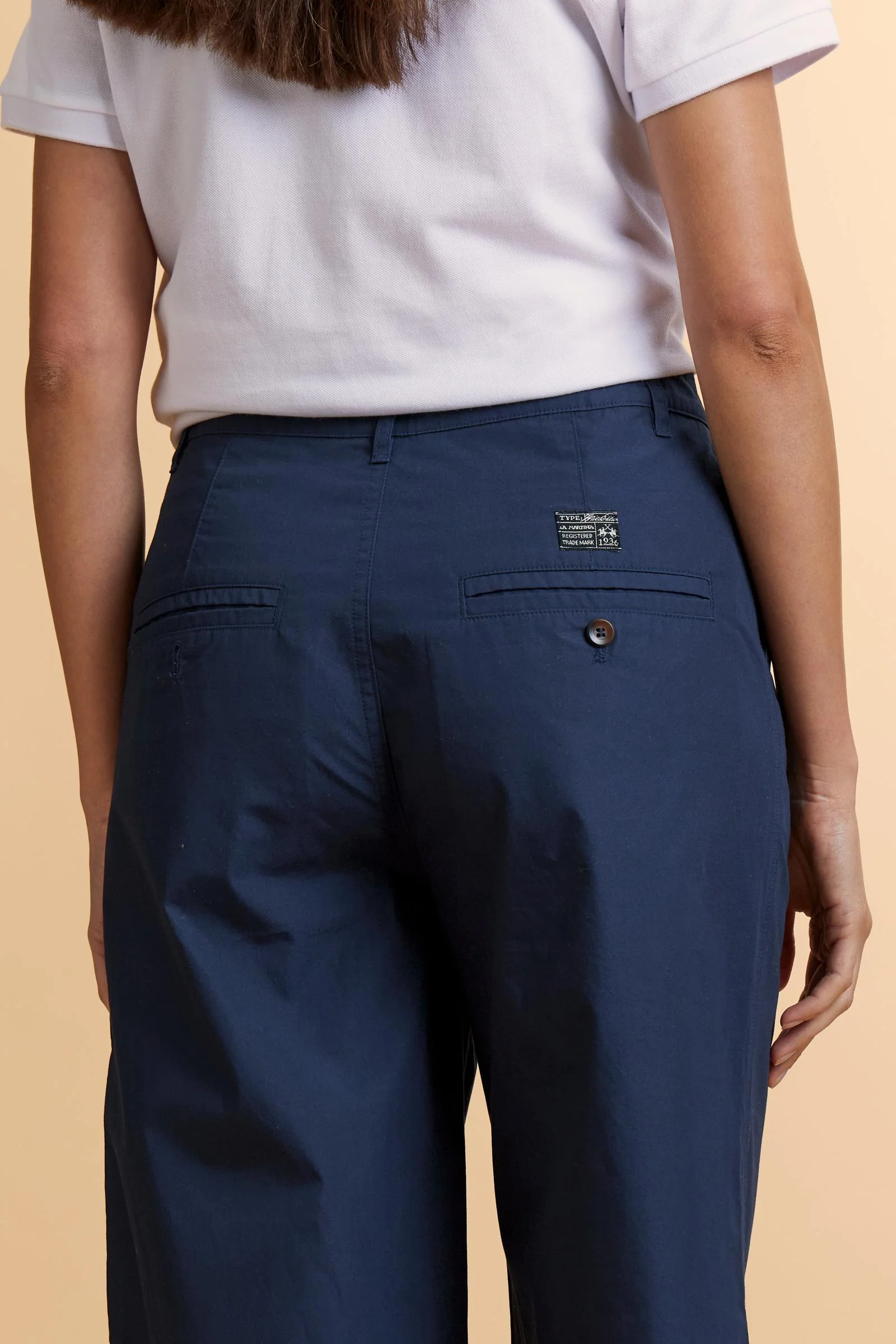 Damen Wide Leg Popeline Hose - Catriel - Image 3