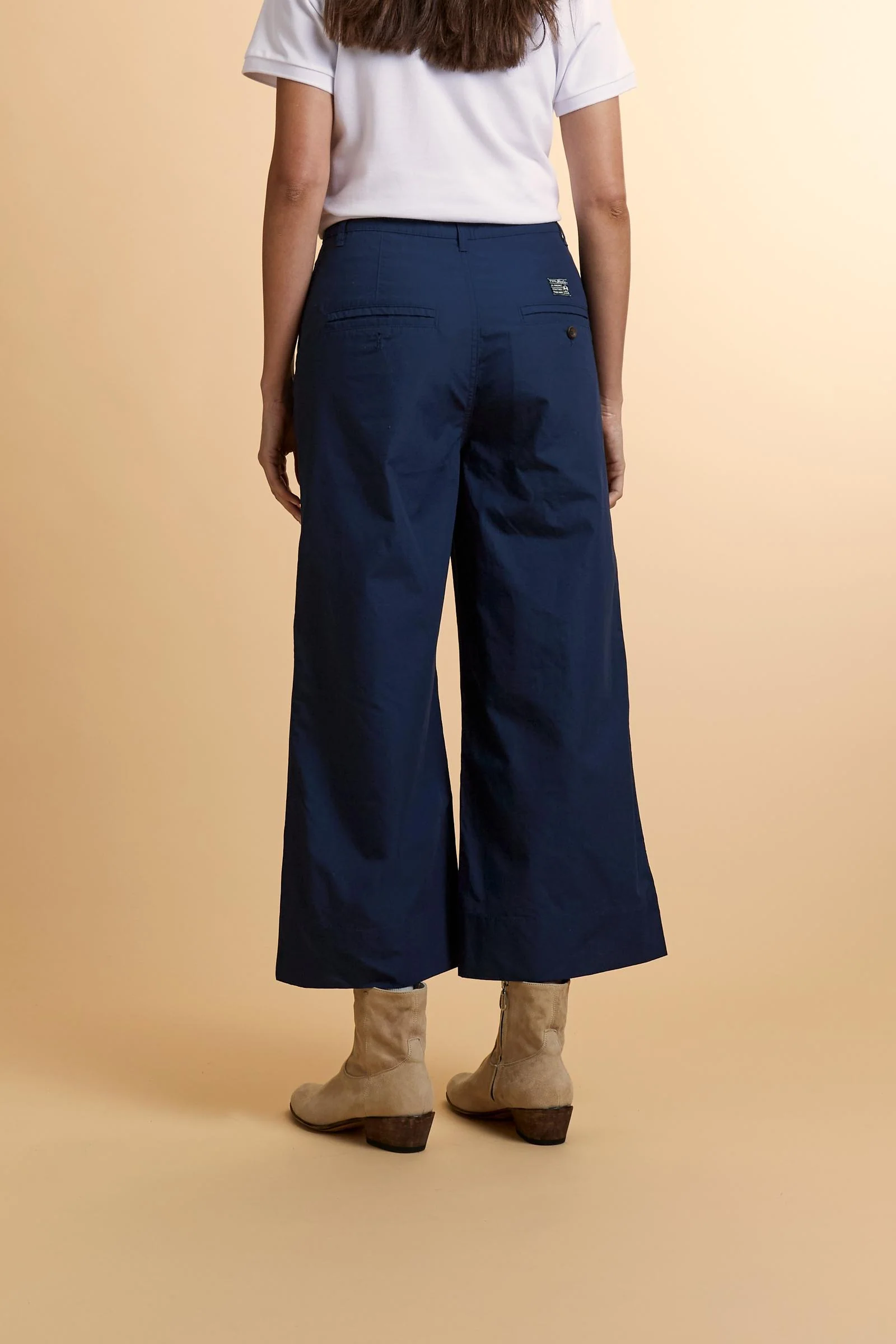 Damen Wide Leg Popeline Hose - Catriel - Image 4