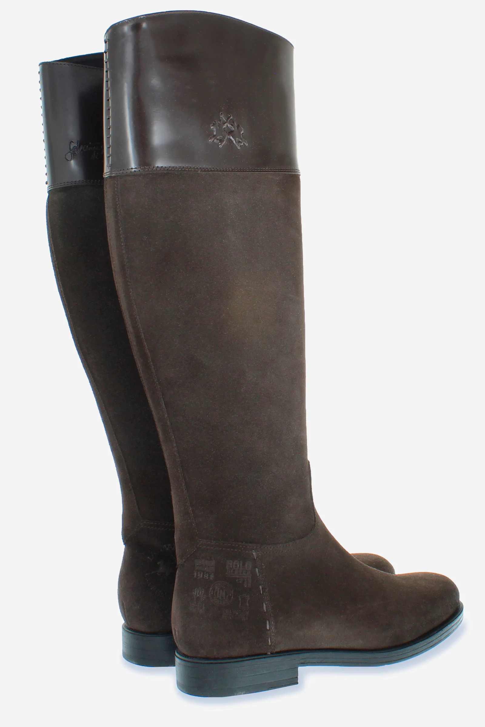 Damenstiefel im Reitstil aus Wildleder - Image 3
