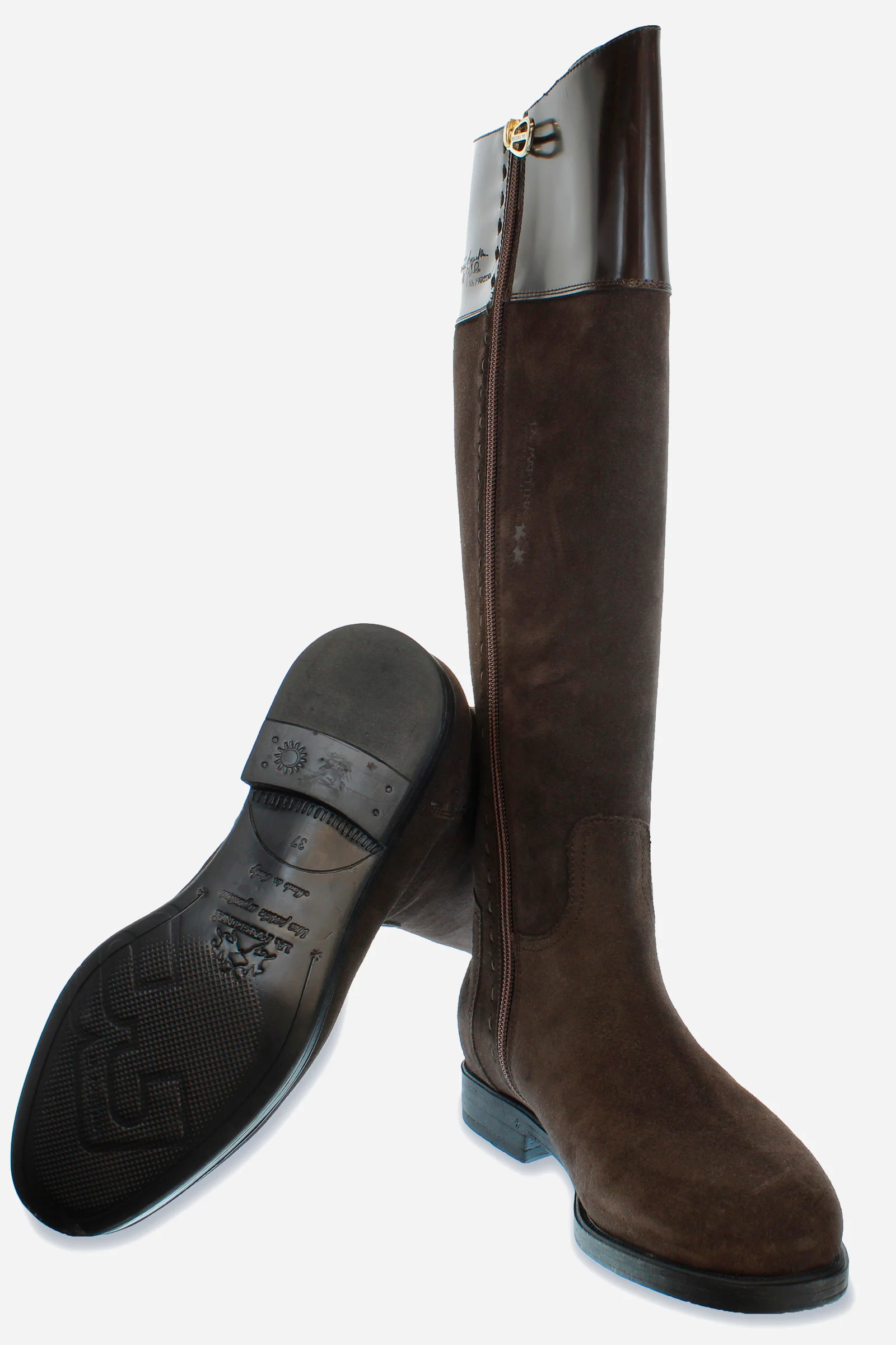 Damenstiefel im Reitstil aus Wildleder - Image 5