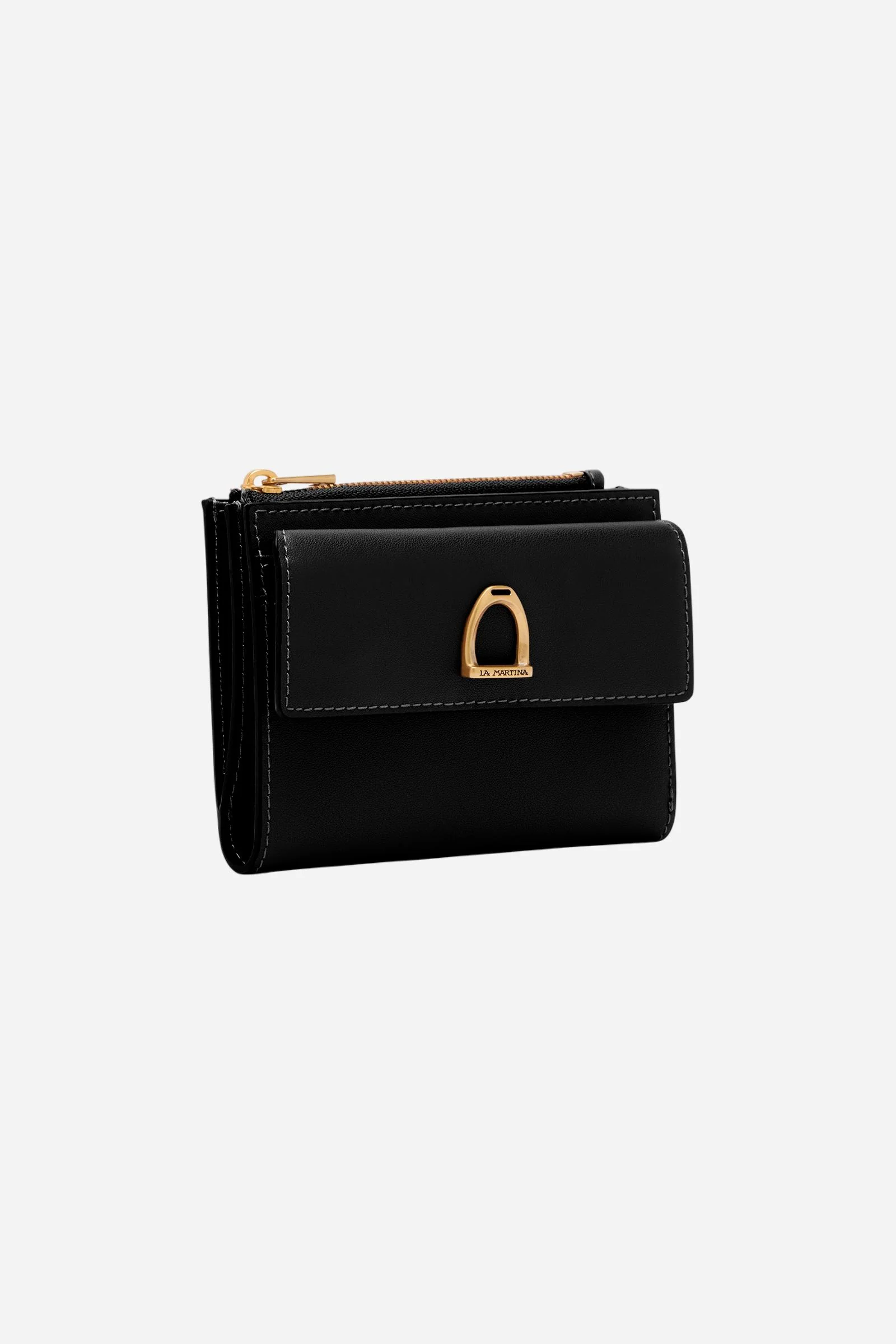 Faltbörse mit Reißverschluss aus Leder – Small Flap - Image 3