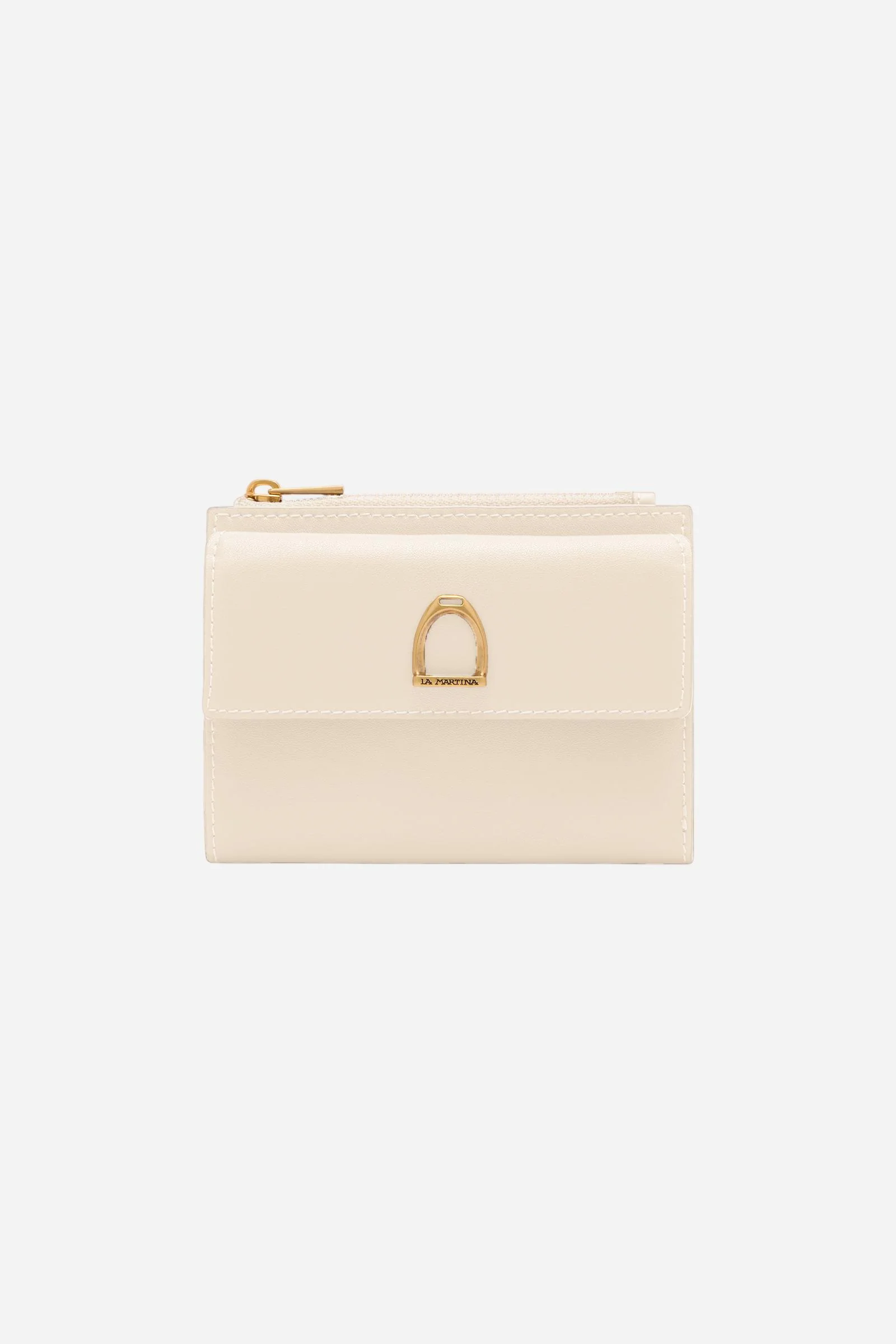 Faltbörse mit Reißverschluss aus Leder – Small Flap