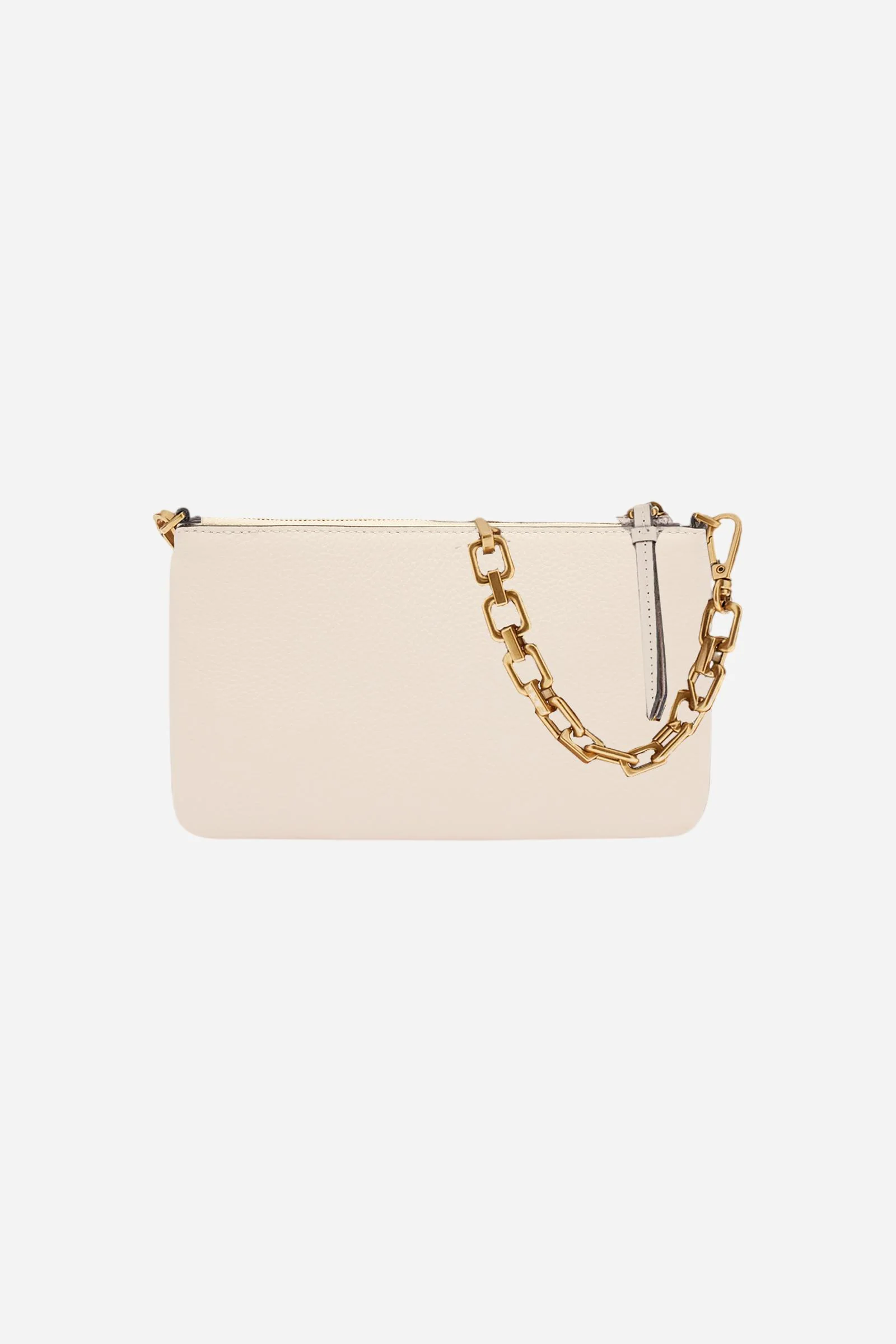 Flache Pochette mit Schulterriemen aus Vollnarbenleder – Flat Pouch - Image 2