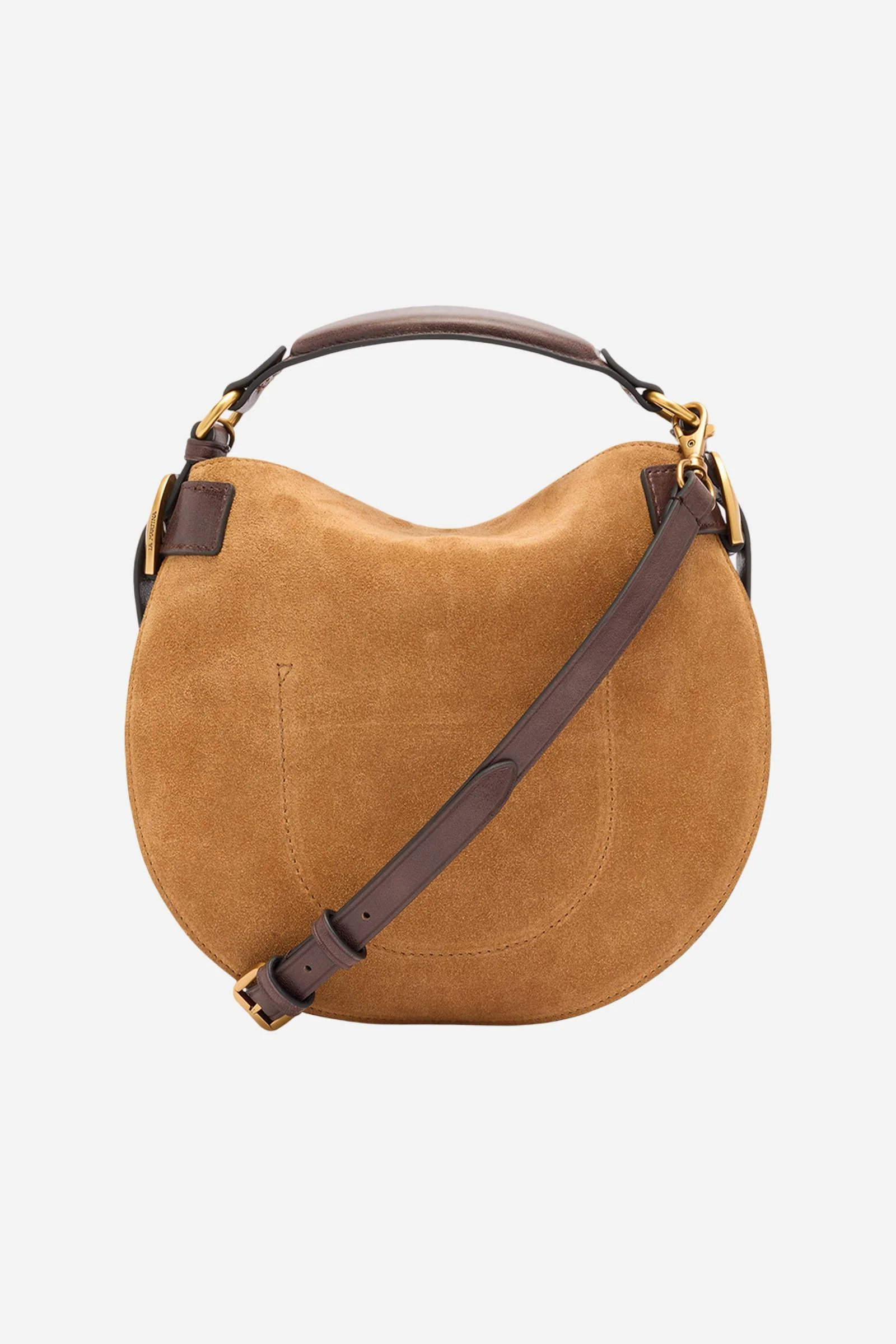 Halbmondtasche aus weichem Wildleder – Luna - Image 2