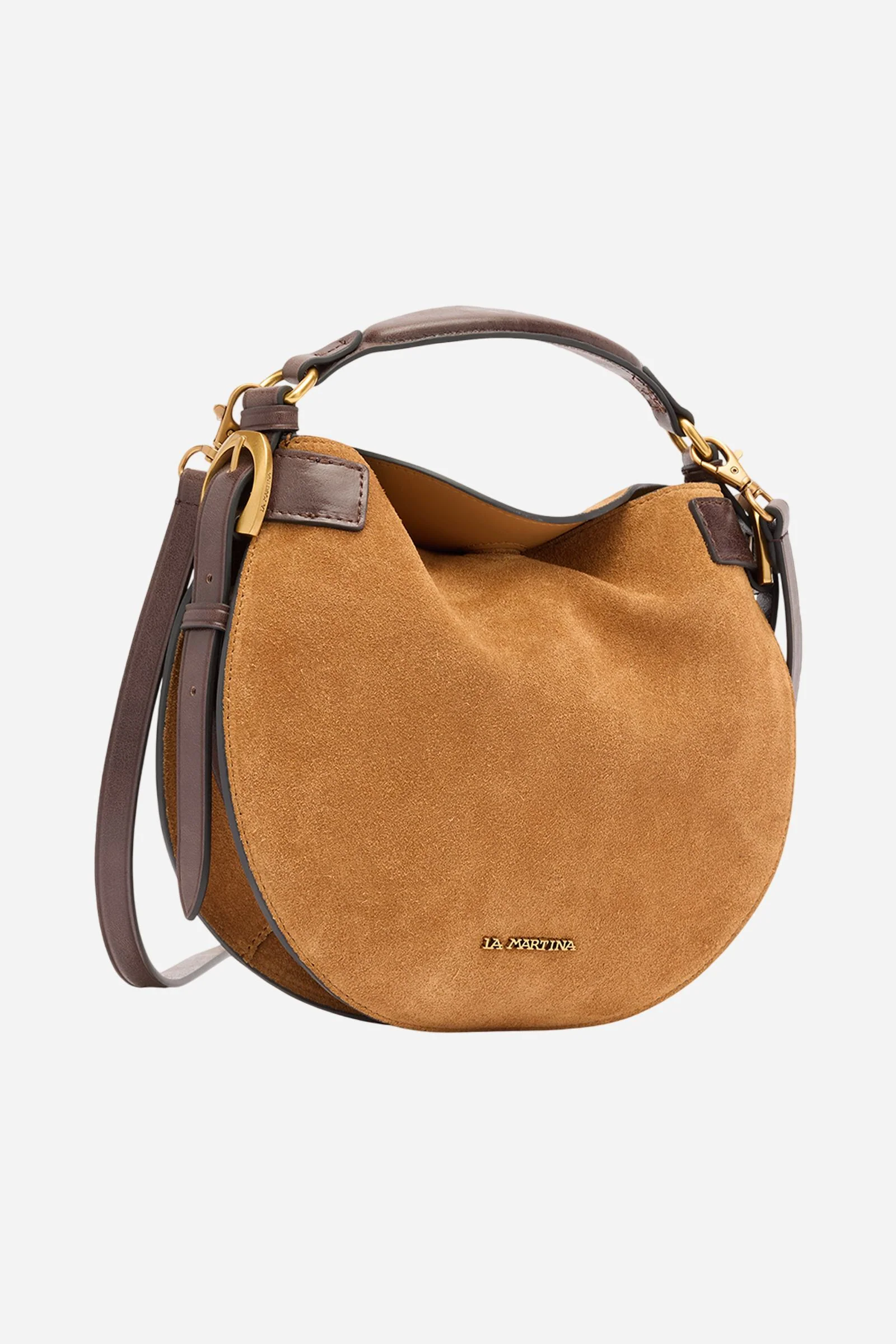 Halbmondtasche aus weichem Wildleder – Luna - Image 3