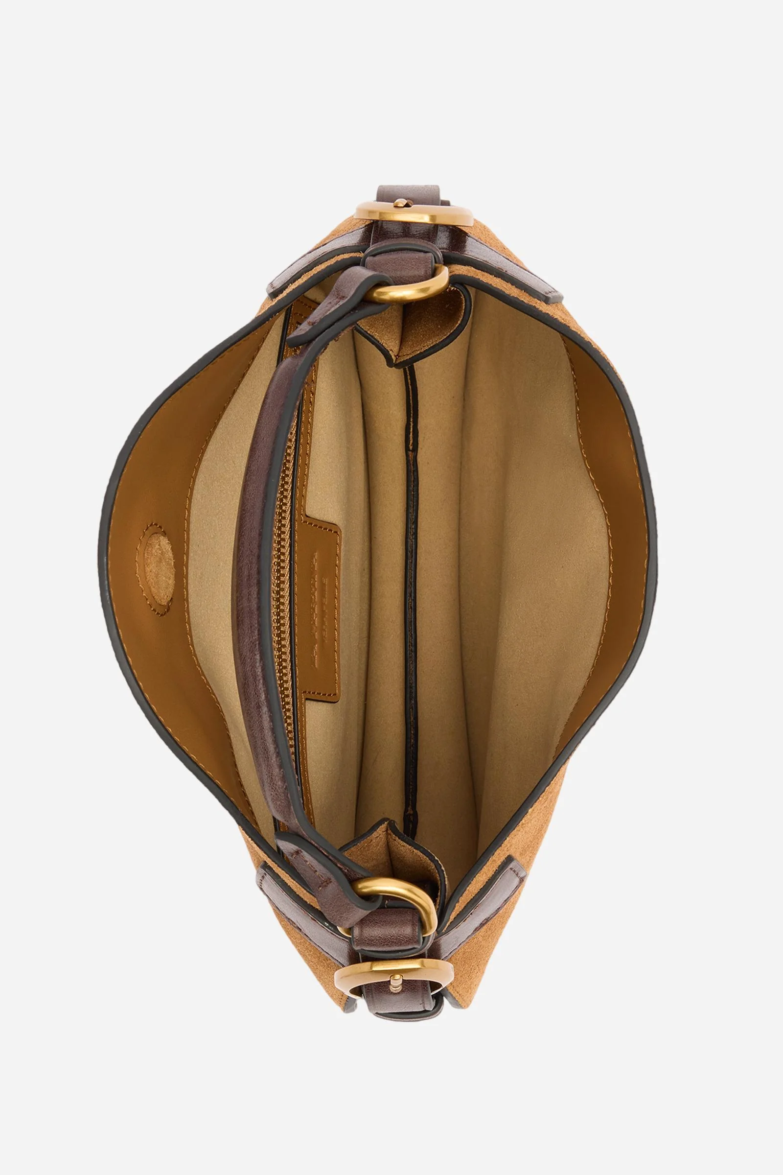 Halbmondtasche aus weichem Wildleder – Luna - Image 4