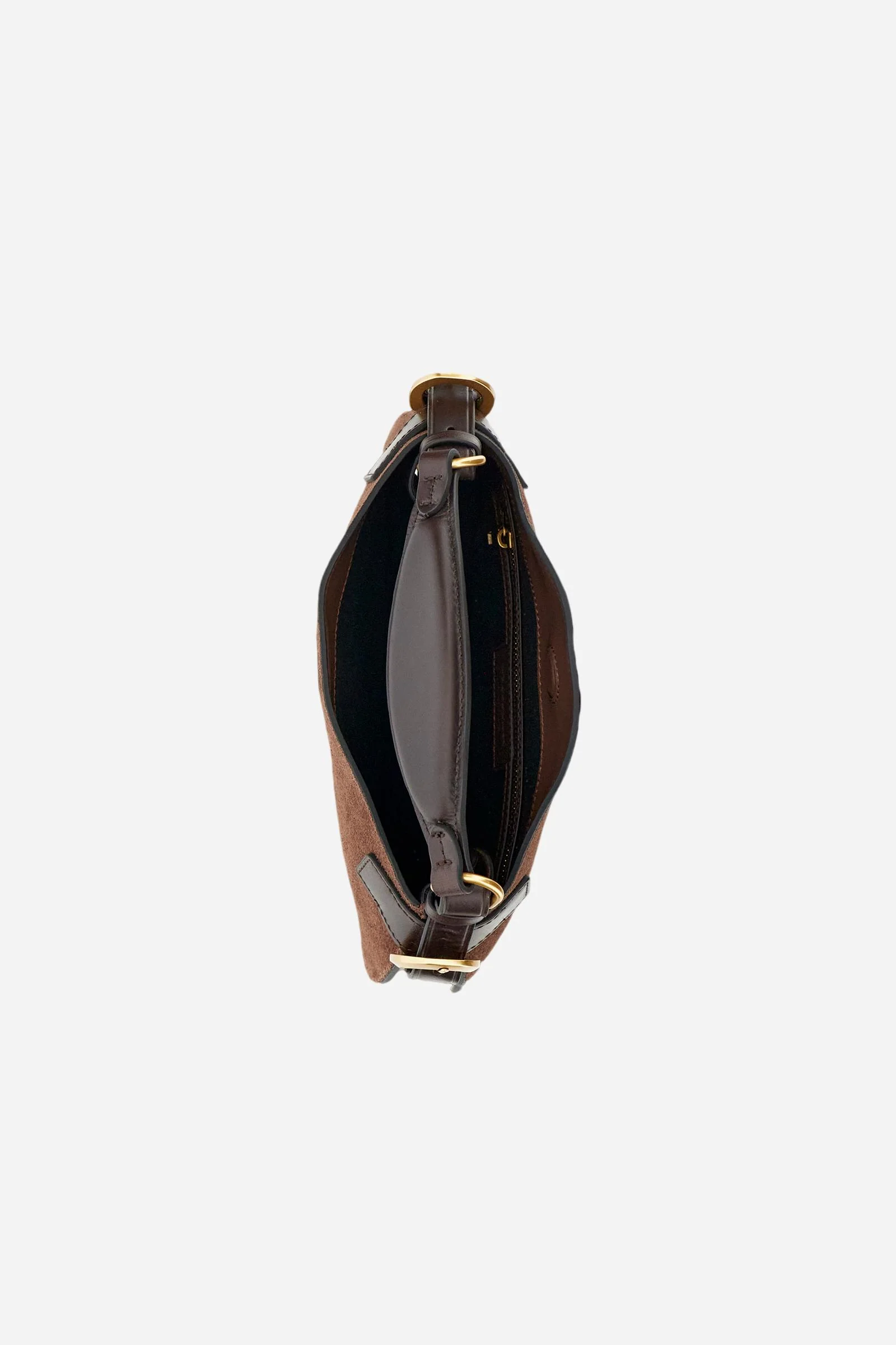Halbmondtasche aus Wildleder – Luna Small - Image 4