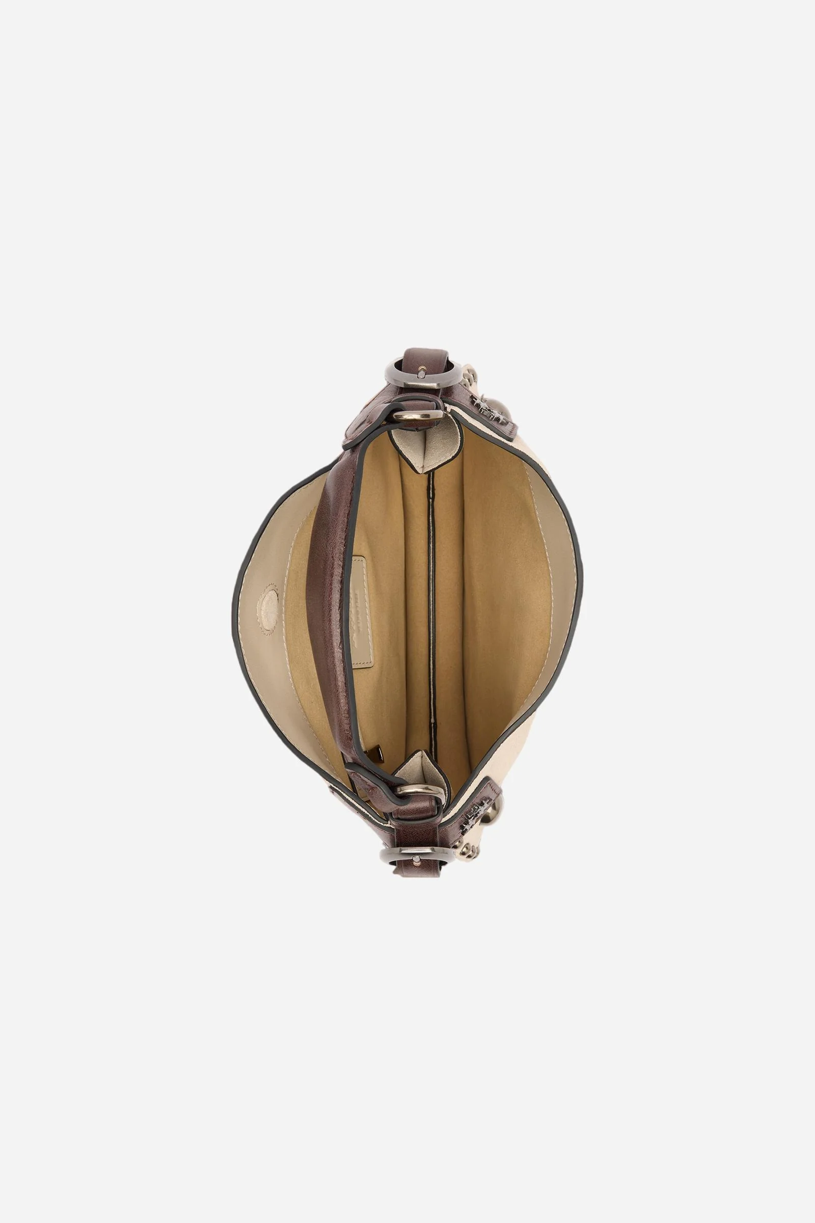 Halbmondtasche aus Wildleder mit dekorativen Nieten – Luna Small Studs - Image 4