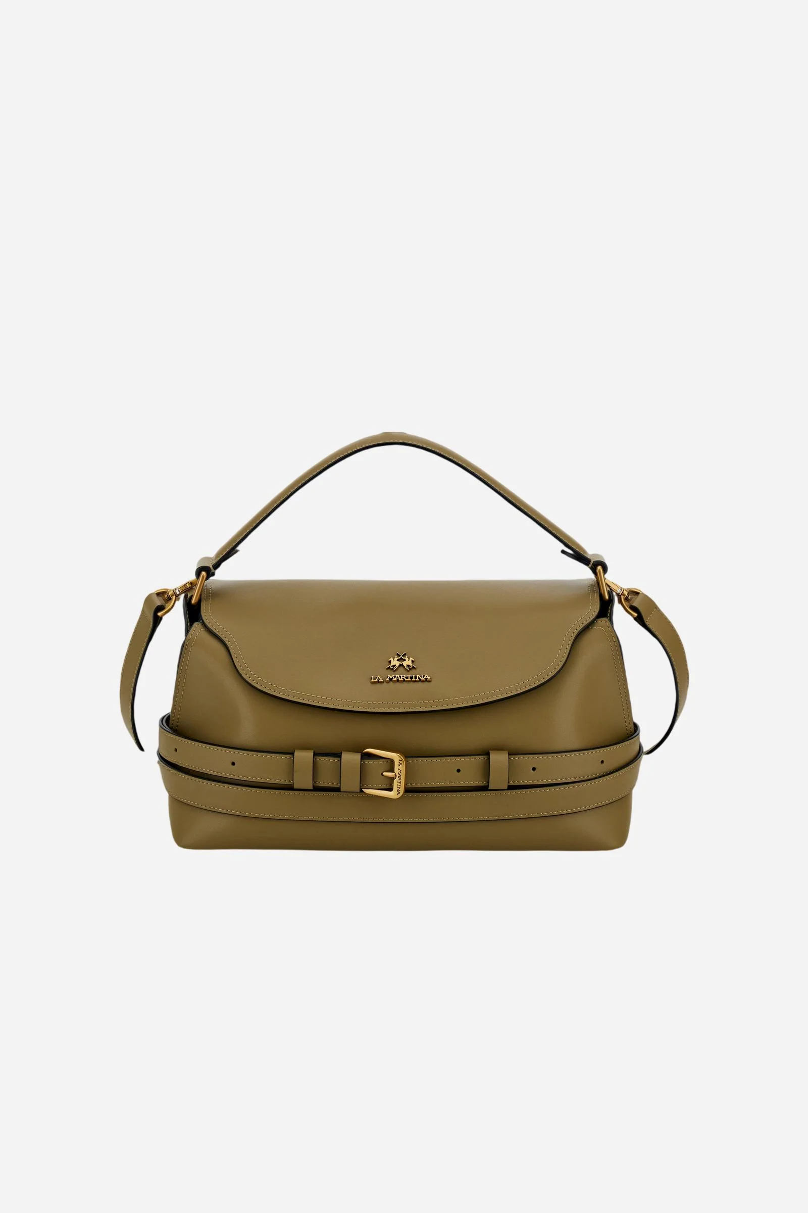 Handtasche mit Schulterriemen aus Leder - Selva