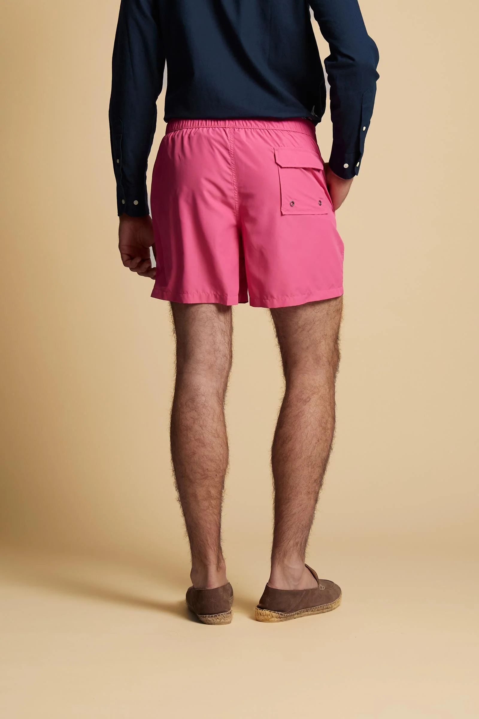 Herren Badeshorts aus Nylon uni - Chuck - Image 4