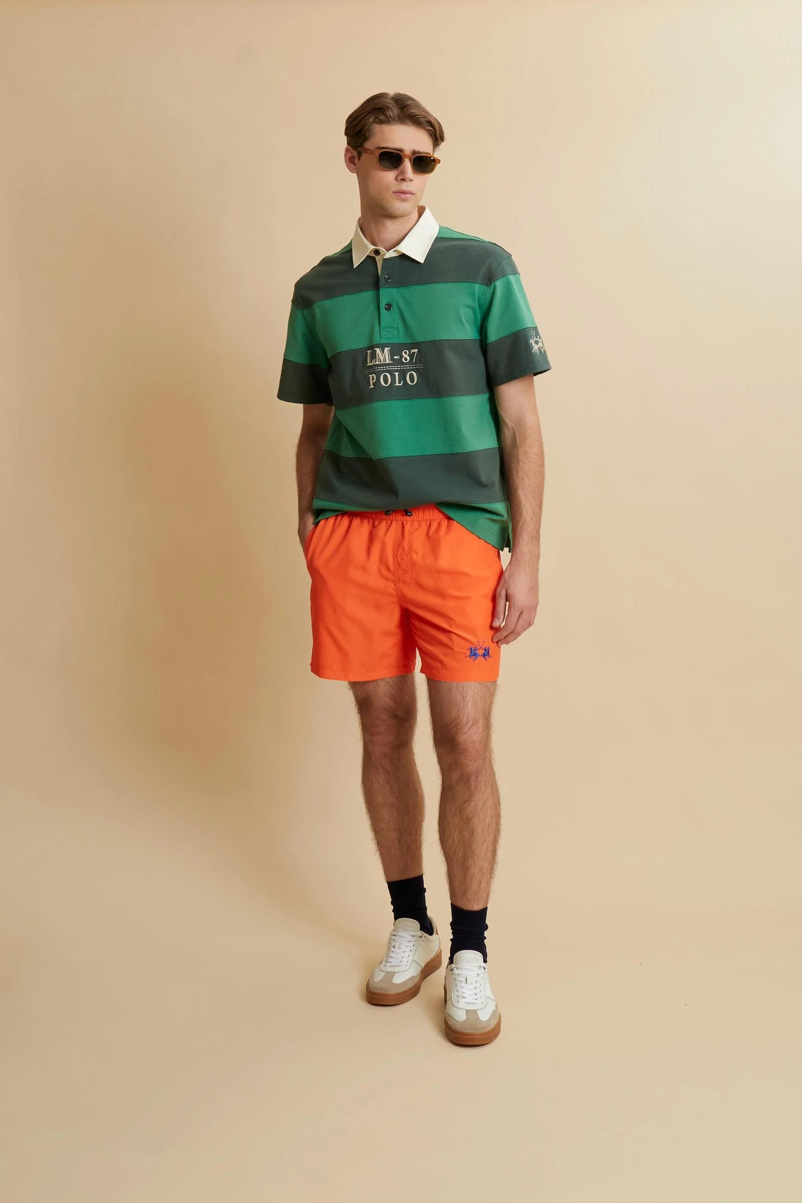 Herren Badeshorts aus Nylon uni - Chuck - Image 2