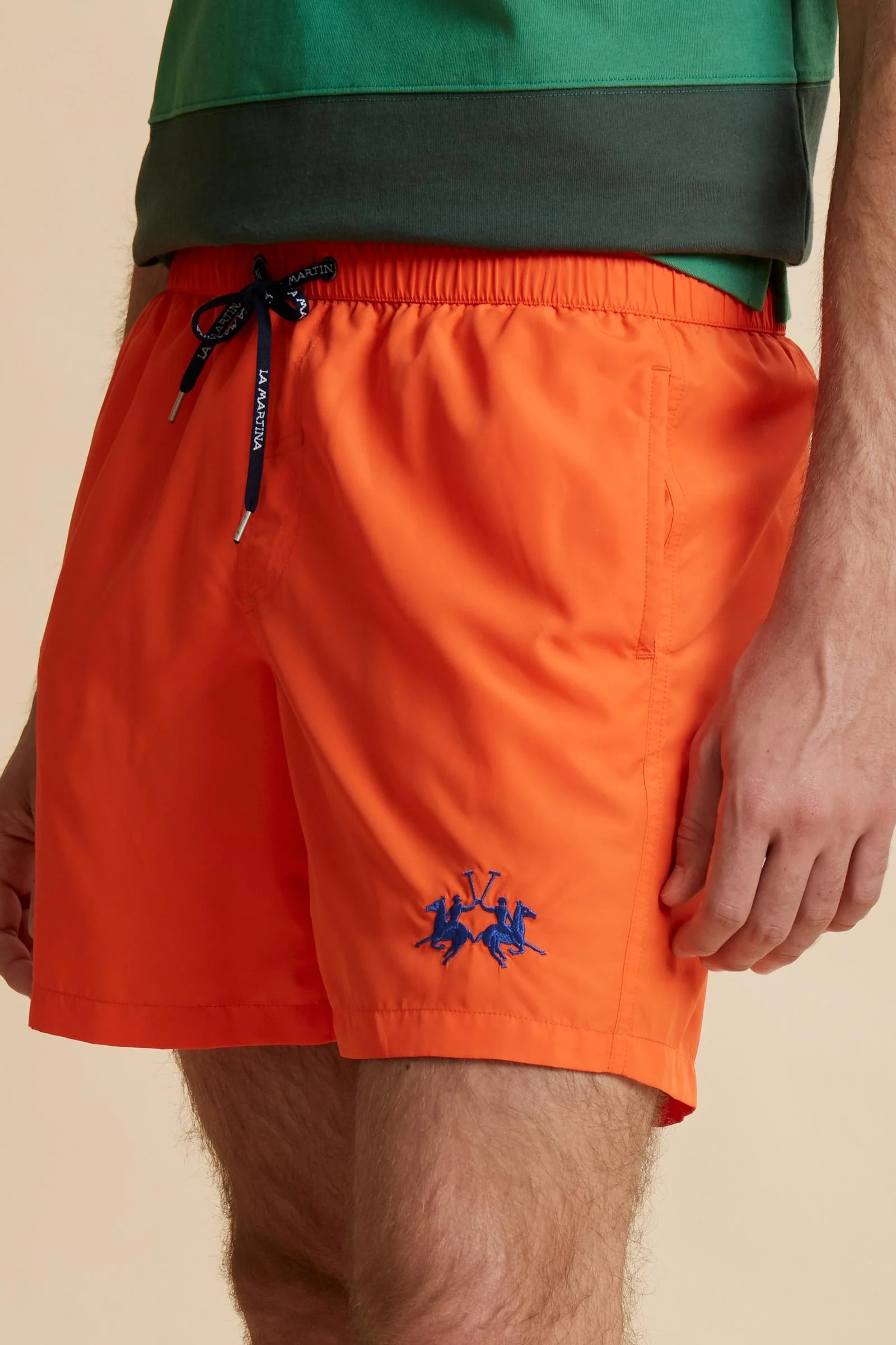 Herren Badeshorts aus Nylon uni - Chuck - Image 3