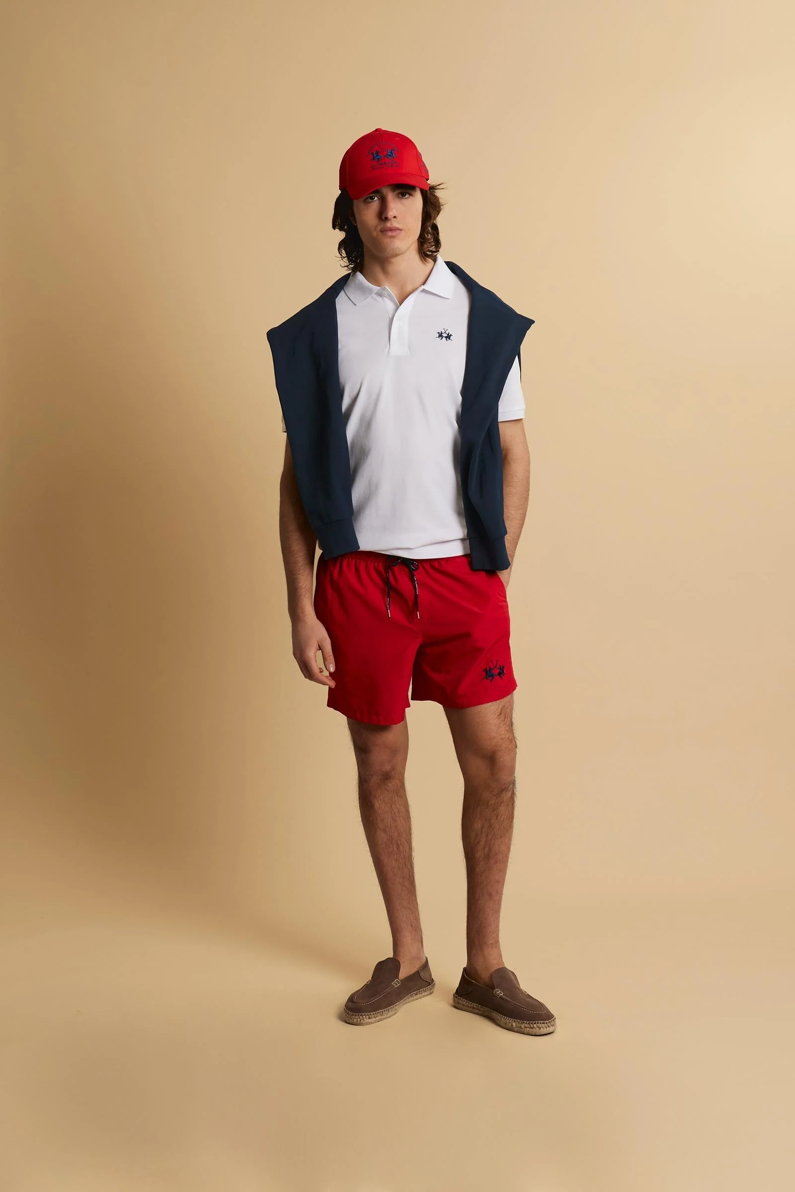 Herren Badeshorts aus Nylon uni - Chuck - Image 2