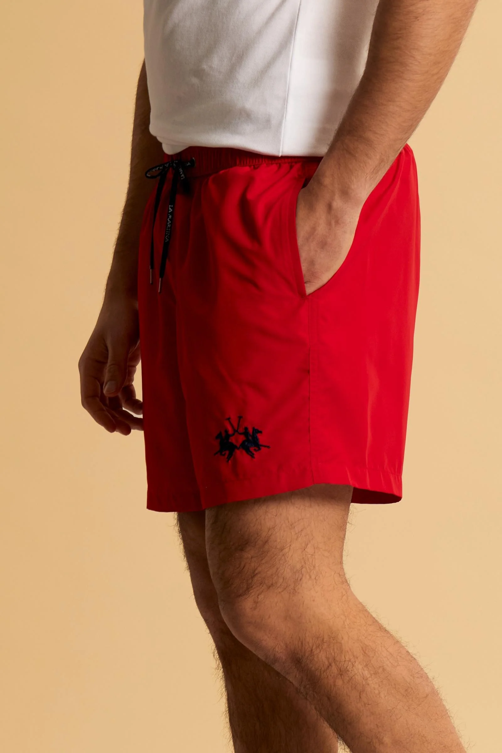 Herren Badeshorts aus Nylon uni - Chuck - Image 3